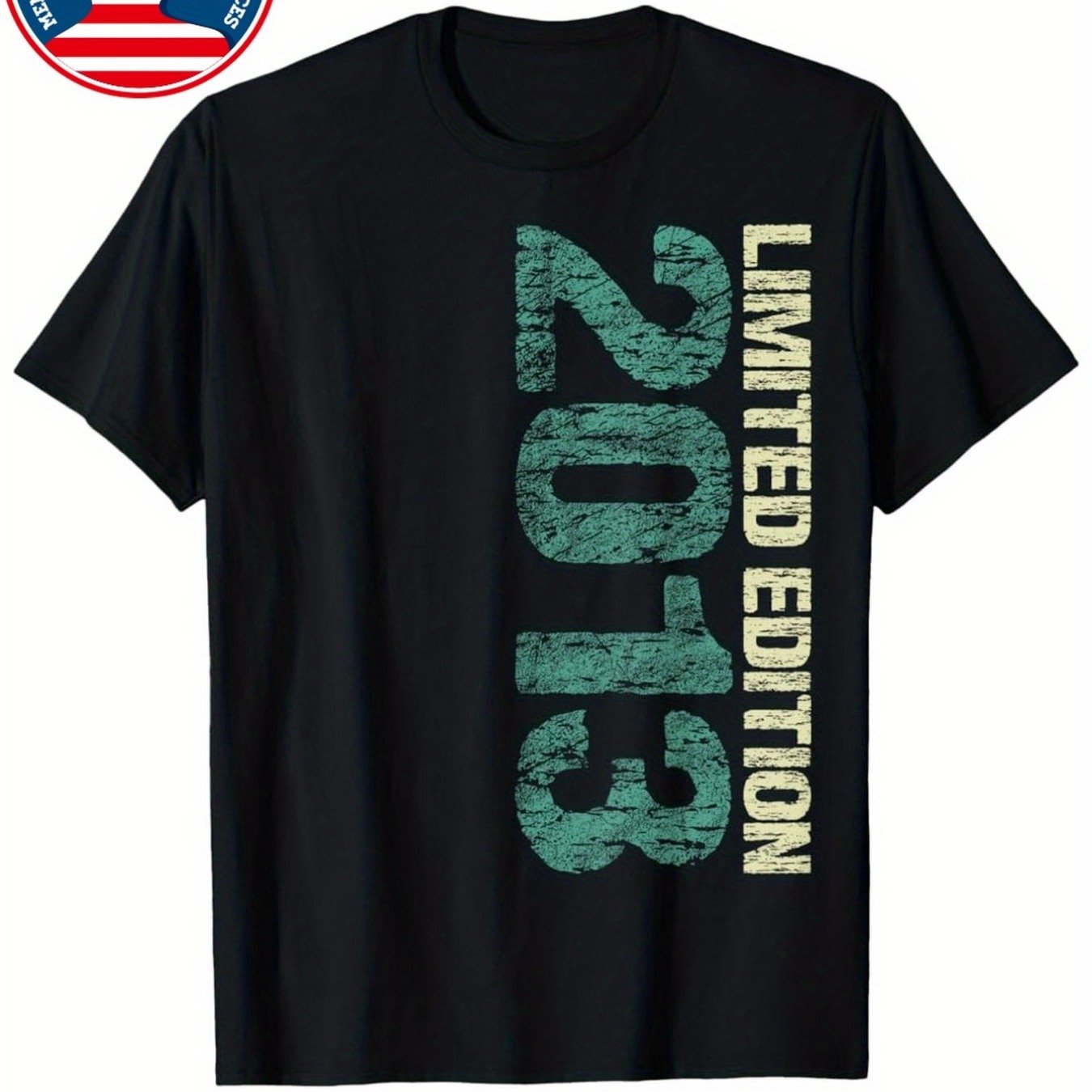 Men's T-shirt, 2013 Edition 12th Birthday 2013 12 T-shirt, Birthday Party Outfit