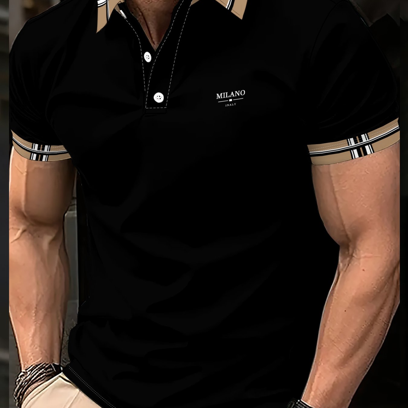 TEMU Fashion Casual Men's Shirt, Outdoor Suitable