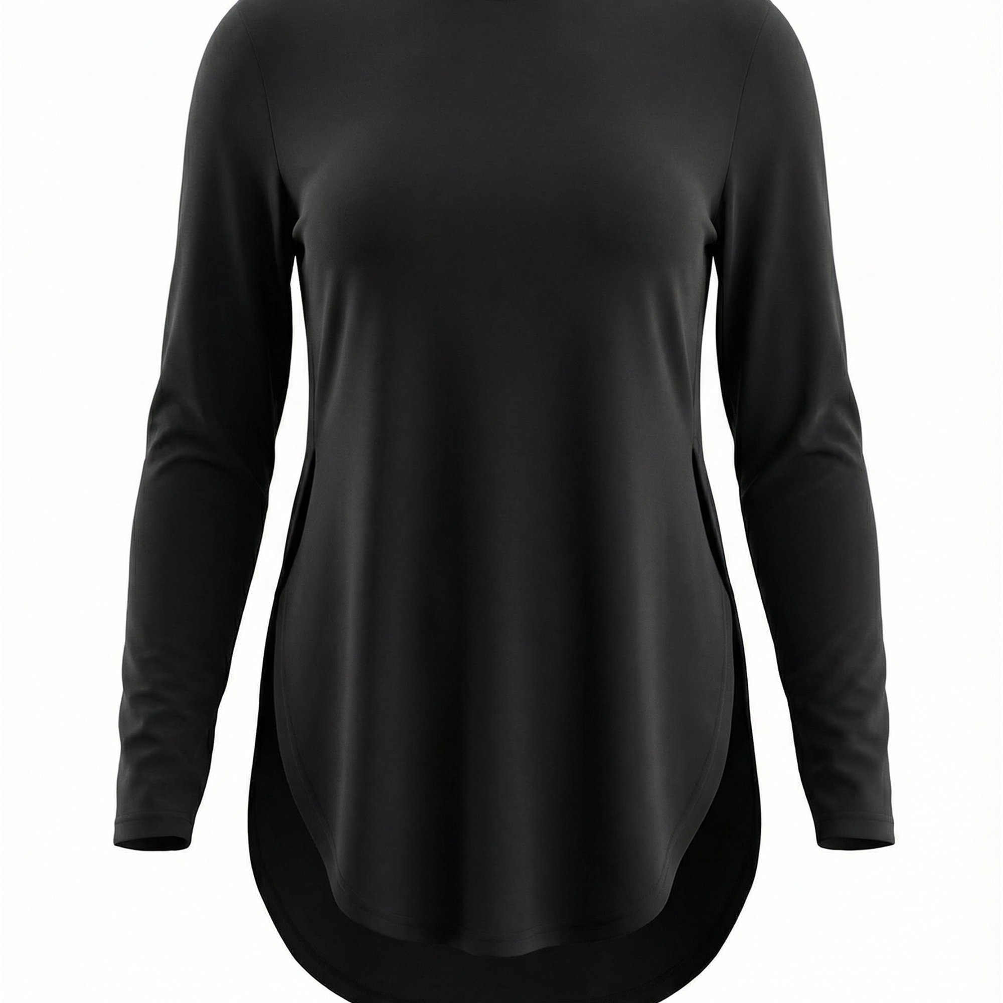 New Women's Side Slit Long Sleeve Tank Top For Summer S,,,, And Wear