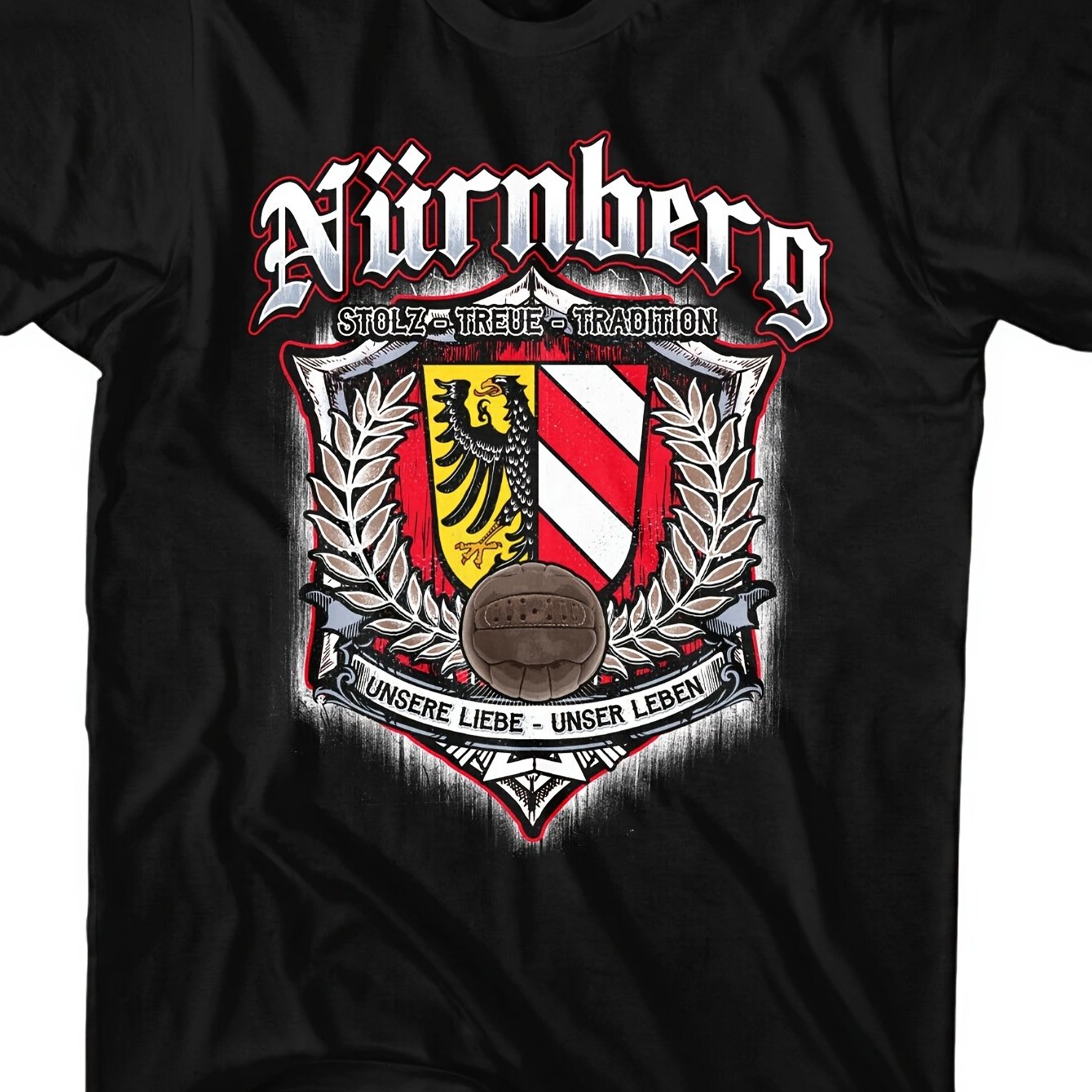 Image of Eternal Men's Tee | Gift For Football Fans, Breathable Summer Shirt For German Football Enthusiasts, Perfect For Outdoor Activities And Celebrations. In Sizes S-3xl