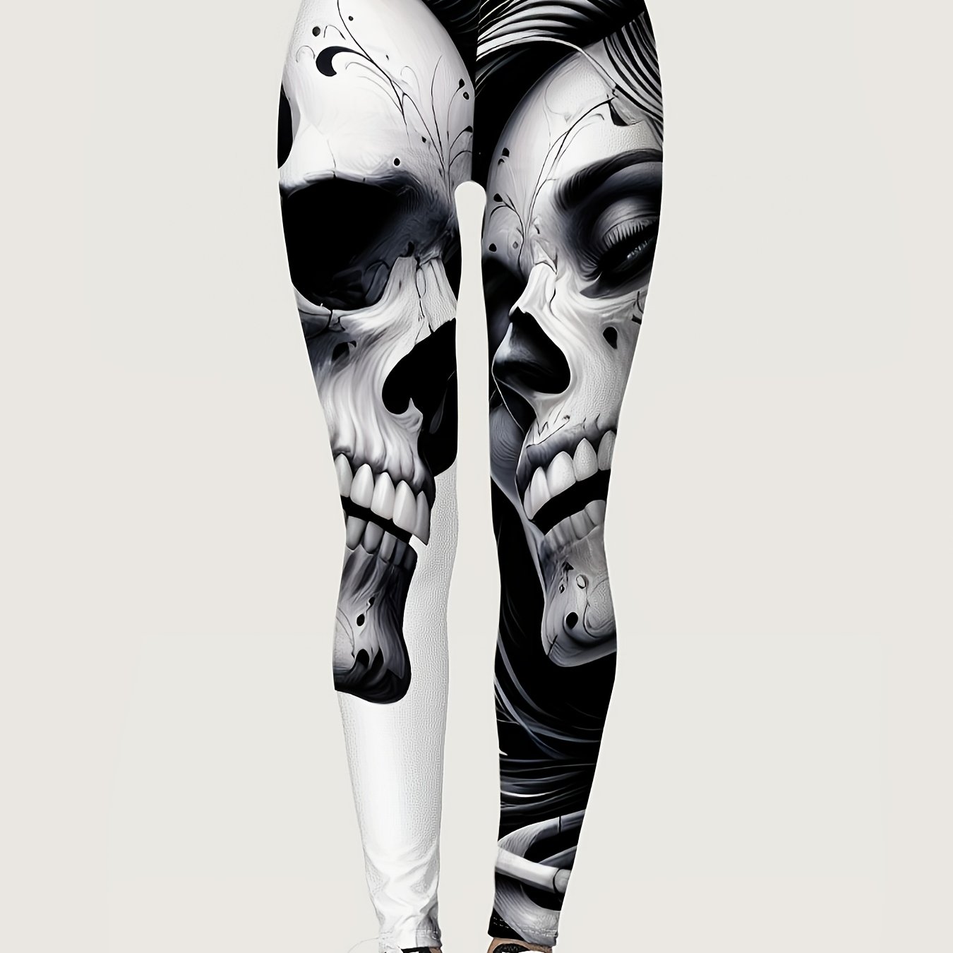 TEMU Women's Leggings - Non-see-through Fabric With Medium Stretch - Everyday & Special Occasion Pants - Spring/fall/summer Wardrobe Essential - Soft