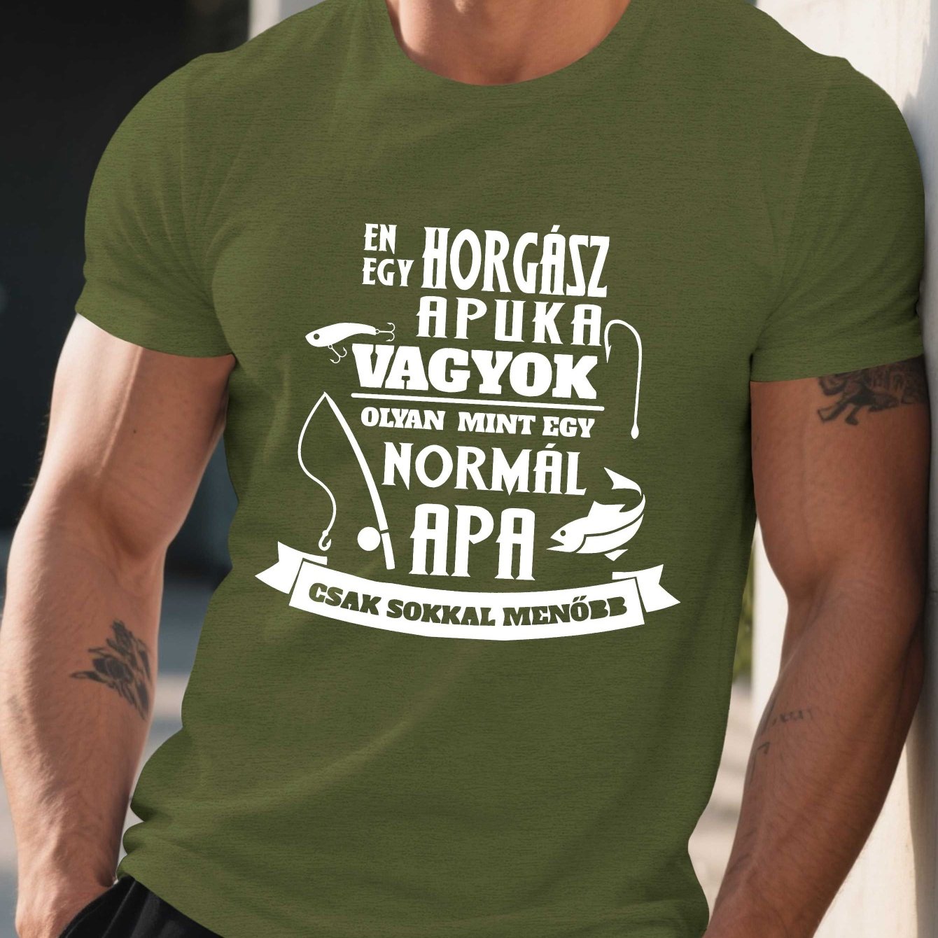 TEMU Vicces Magyar Humoros Közmondások Apr Horgász Férfi Rövidujjú Póló Nyári Póló Felső