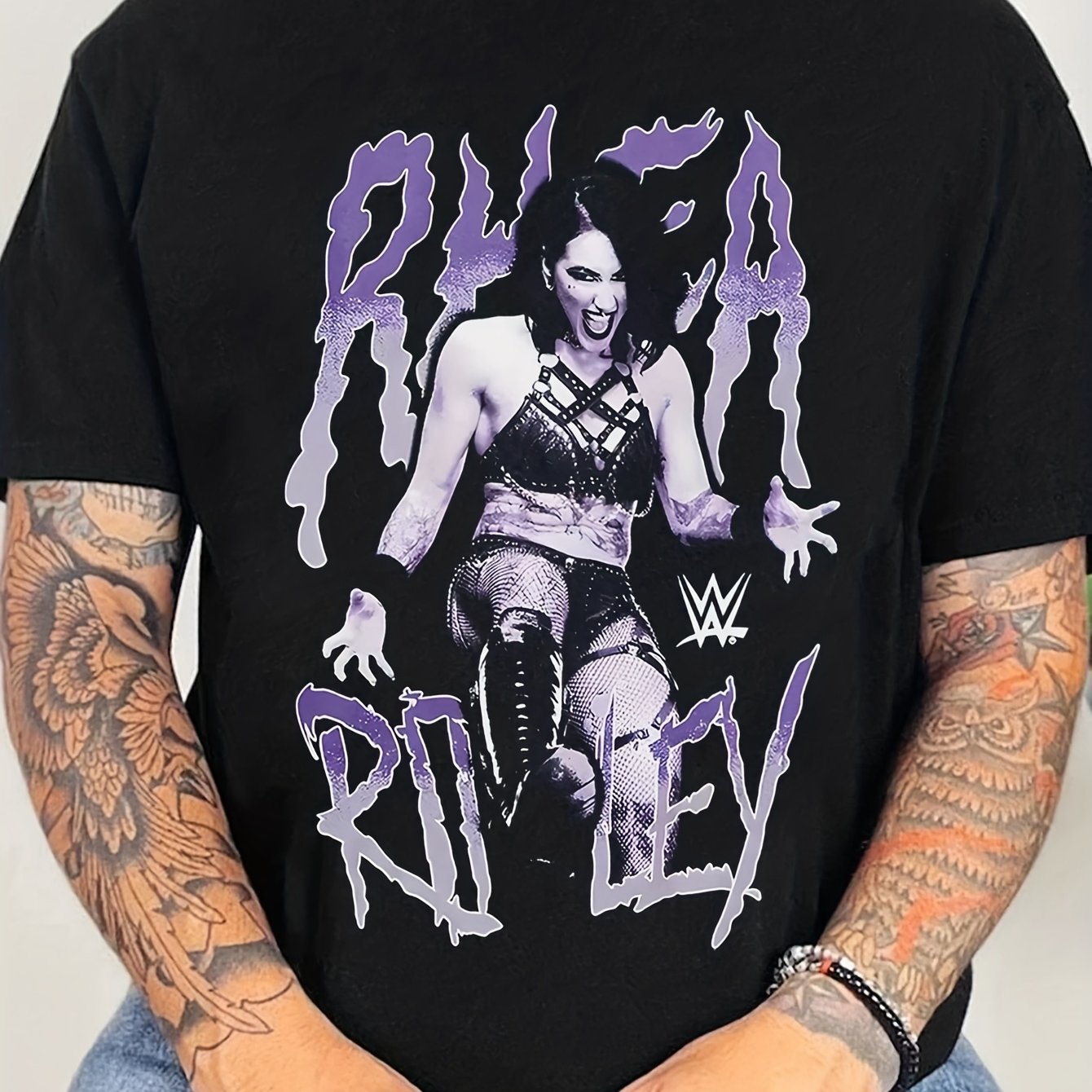 Image of 2026 New T-shirt Wrestling Fan S-5xl, Wrestling Apparel, Fan Merchandise, Graphic Tee, , Breathable Fabric, , Oversized Fit, Wwe Shirt, Collectors Item, Men's Casual Wear