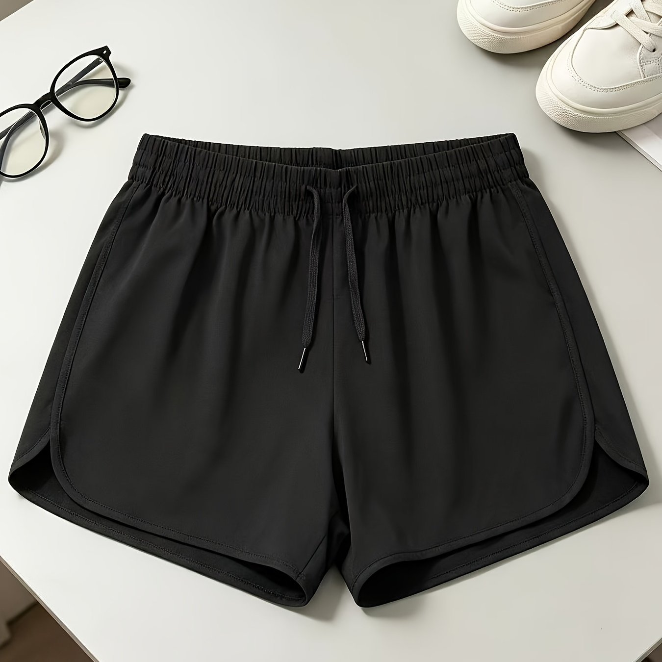 TEMU 2025 Summer New Stylish Casual Shorts For, Basketball, Badminton, Fitness, And , Quick-drying Women's Wear For Home