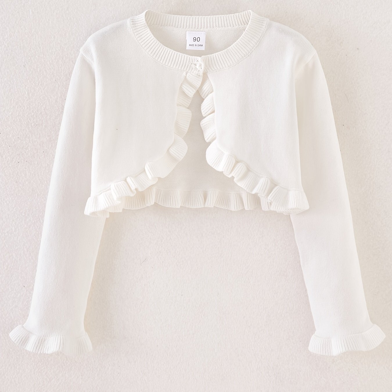 Girls' Shawl Sweater Knitted Cardigan Small Shawl Coat Air Conditioner Sweater Children's Sweater Cardigan For Spring And Autumn