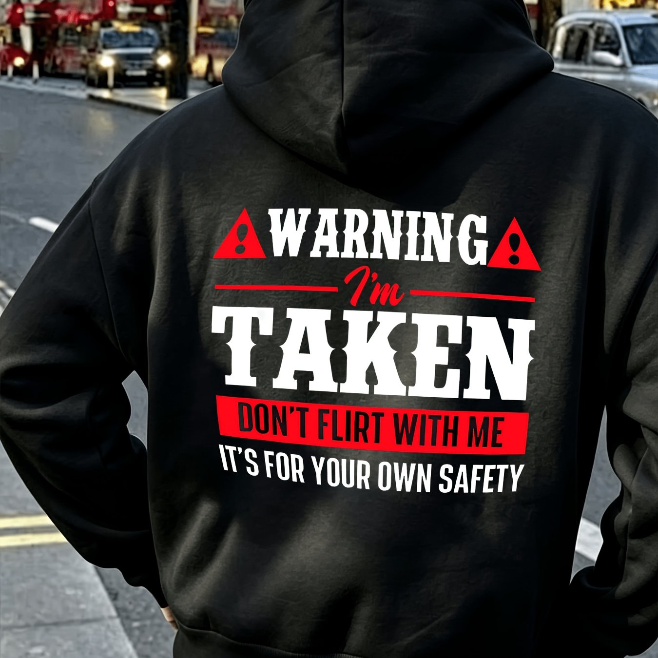 TEMU Warning: , So Make Any Rash . Women's Fashion Casual Sport Hoodie With Back Print
