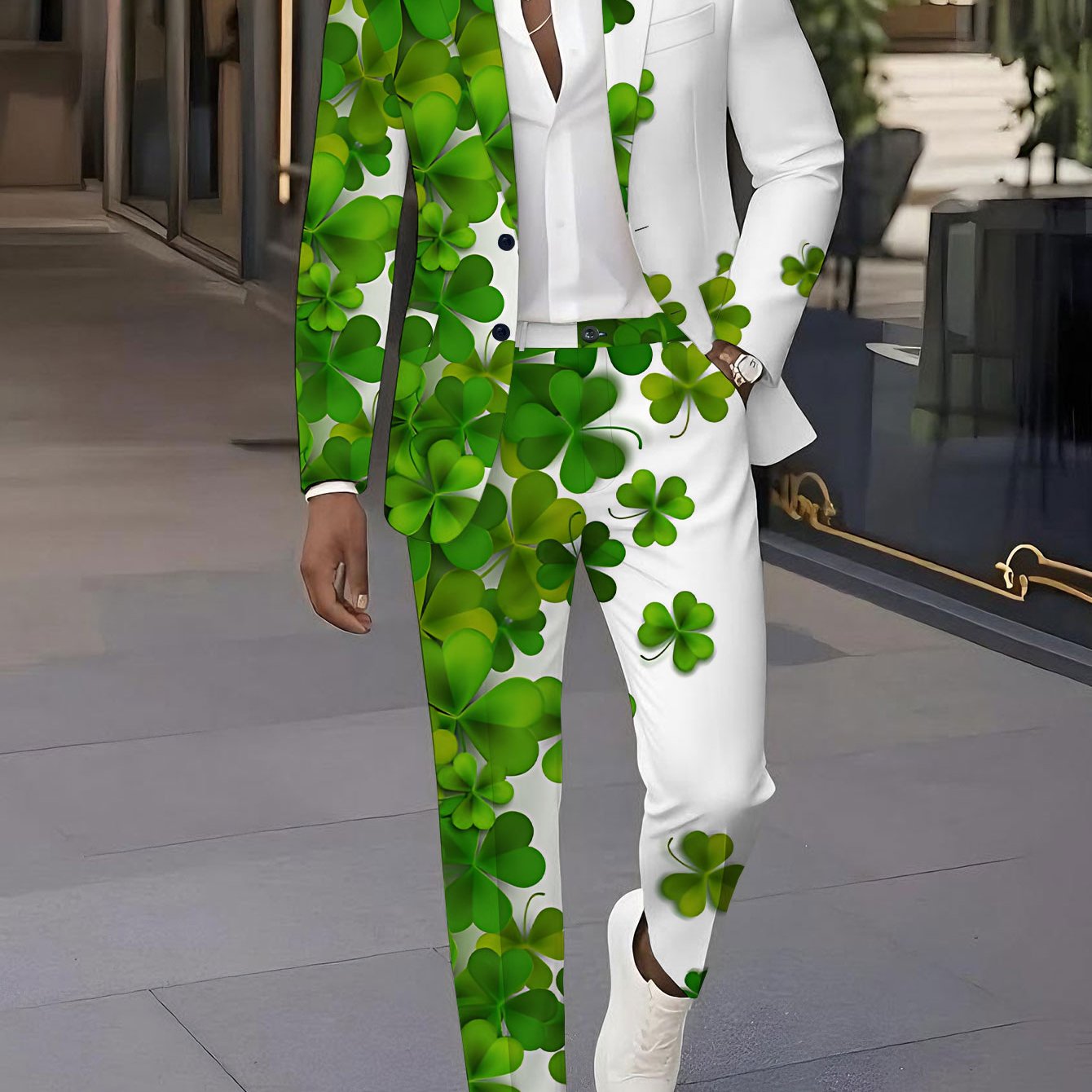 TEMU Men's Suit Set With , Featuring Of Blazer And Trousers. This Classic Outfit Is Perfect For Banquets, Weddings, Parties, And Christmas, With A