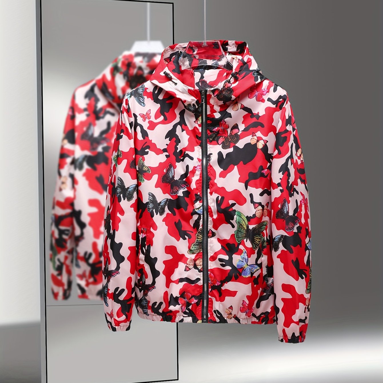 SWEAT A CAPUCHE C.P COMPANY FIN ROUGE S033A-455