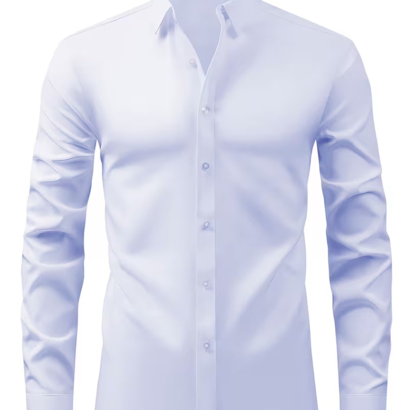 TEMU [printed Design – Not Textured] Men's Long-sleeve Shirt, Fashionable And Versatile Shirt
