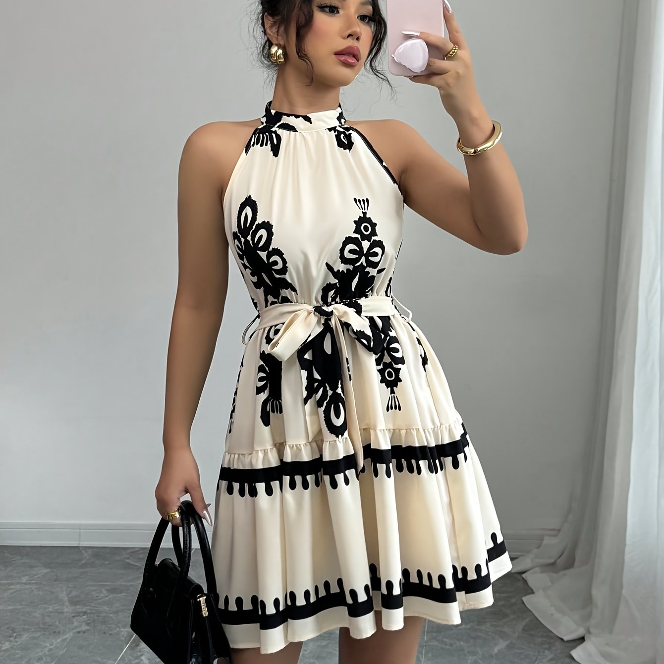 Women's Sleeveless Casual Mini Skirt