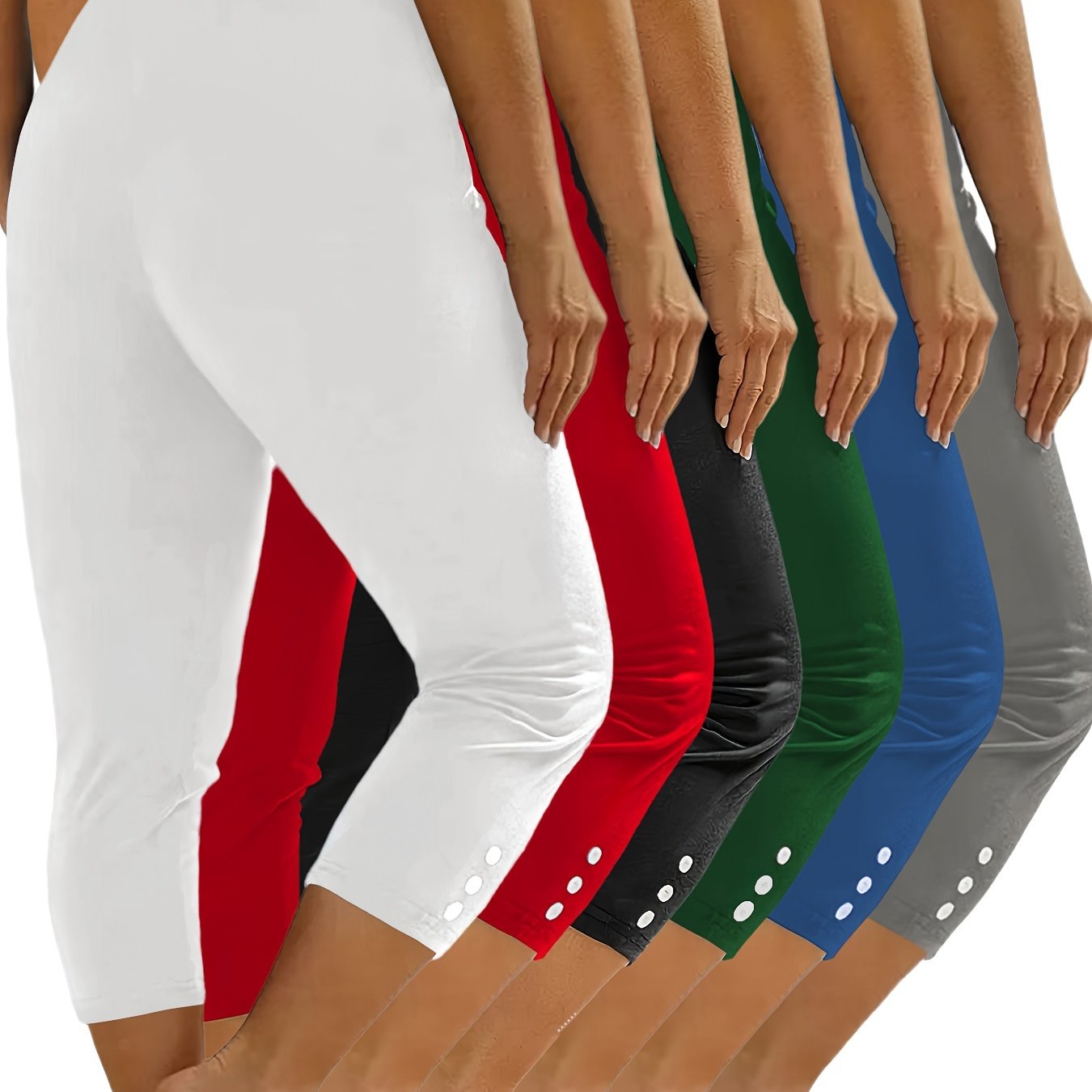 6pcs Fashion Casual Tight Sports Leggings