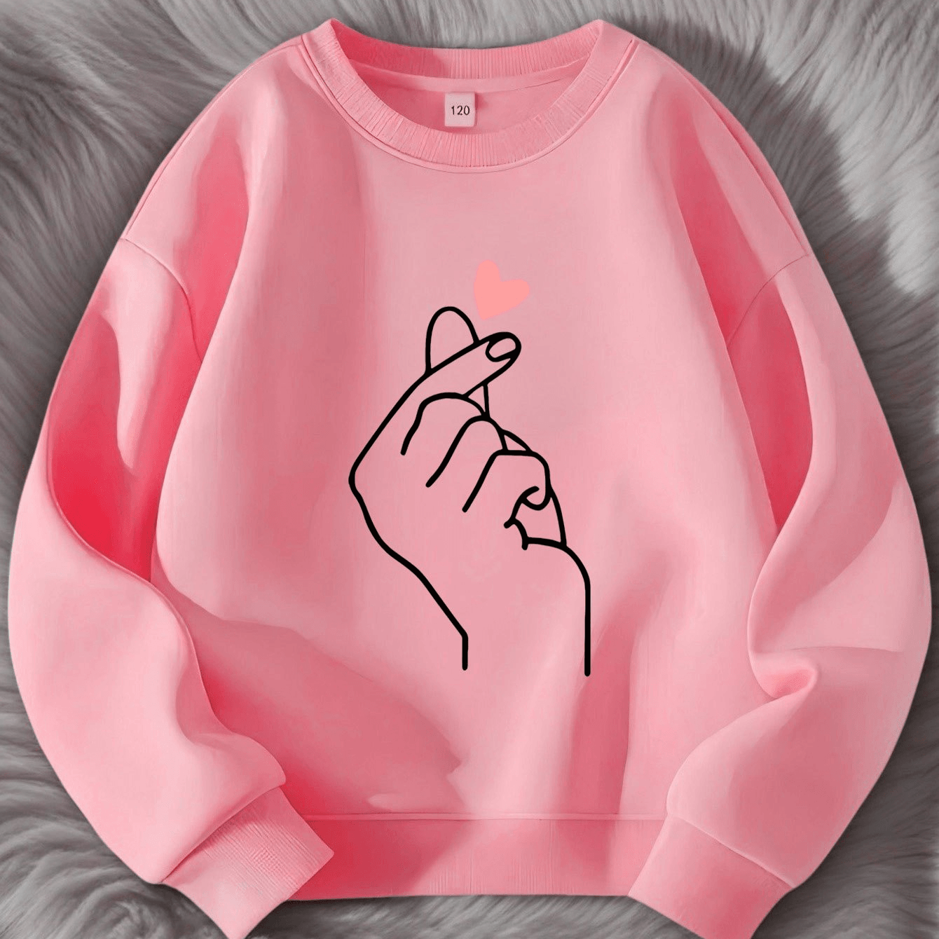 Image of Zcaynger New Children Round Neck Sweatshirt Pattern Trendy Print Sweatshirt Neck Sweatshirt 100 Percent Terry Fleece Thickened Round Neck Sweatshirt Autumn Winter Daily Wear School Play Gift For