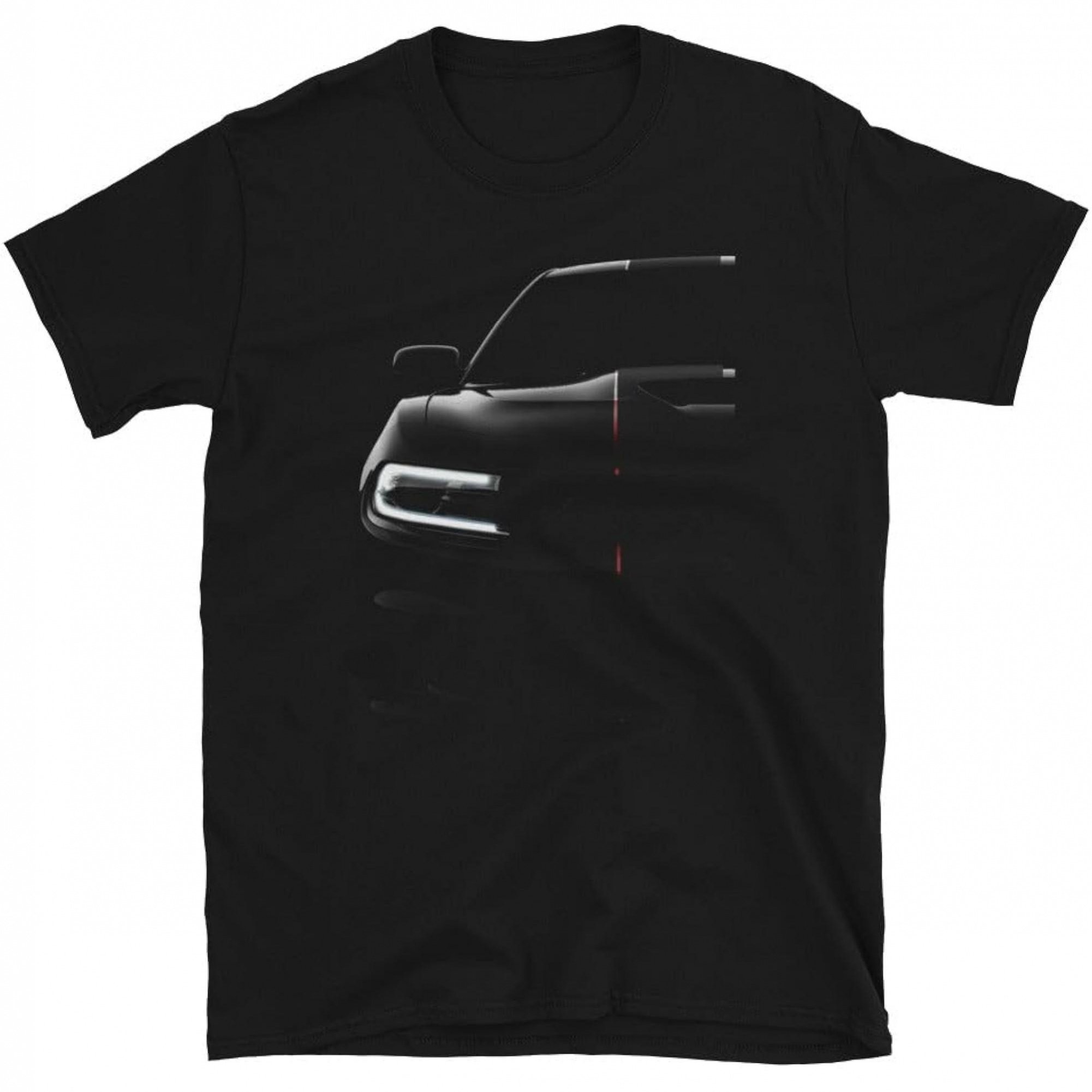 Men's Retro Car Graphic T-shirt - Minimalist Black Tee With Red Accent, Regular Neck Shirt For Everyday & Formal Wear - Casual Top (size 3x) - Ideal Gift For Automotive Enthusiasts
