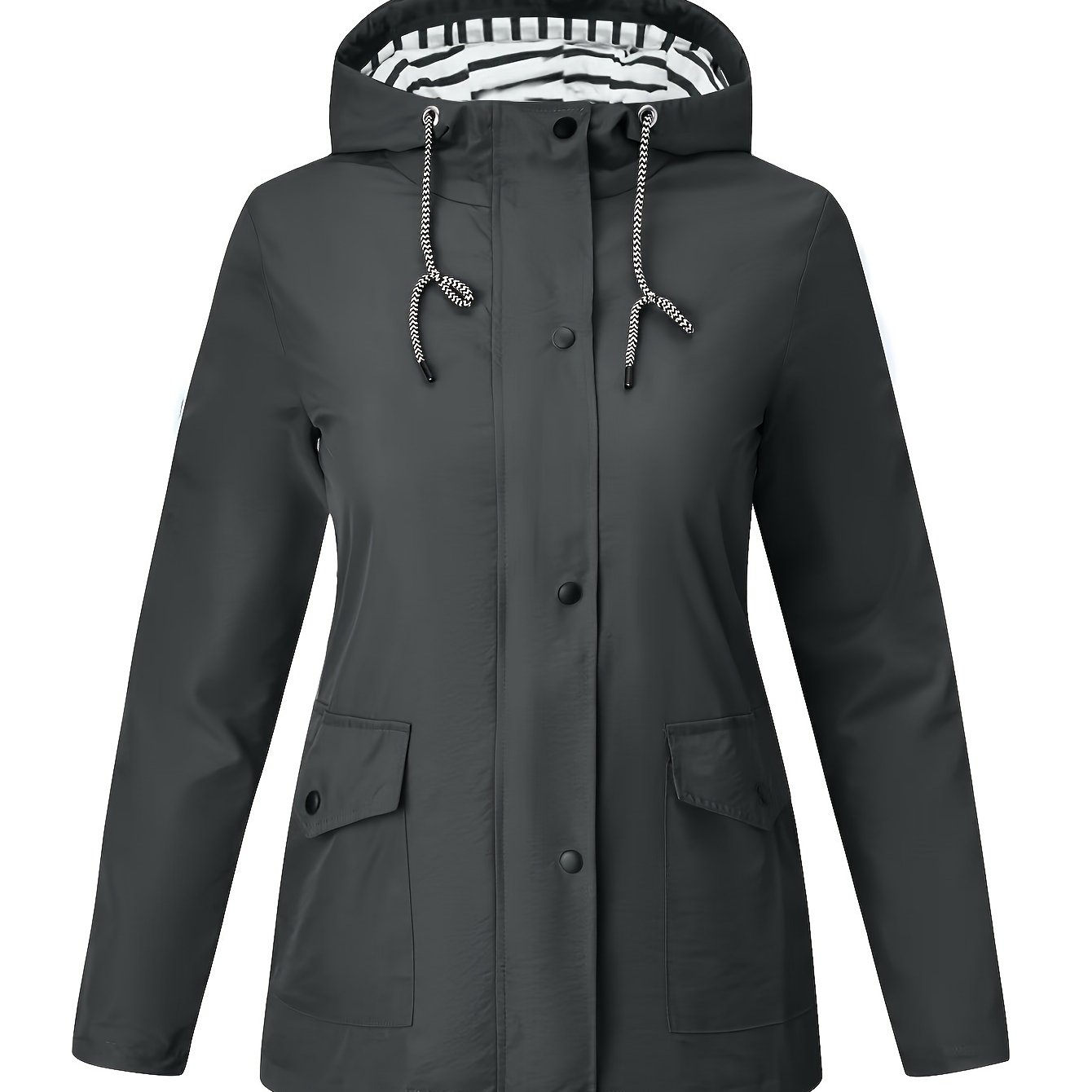 TEMU Women's Outdoor Jacket Lightweight Hooded Coat