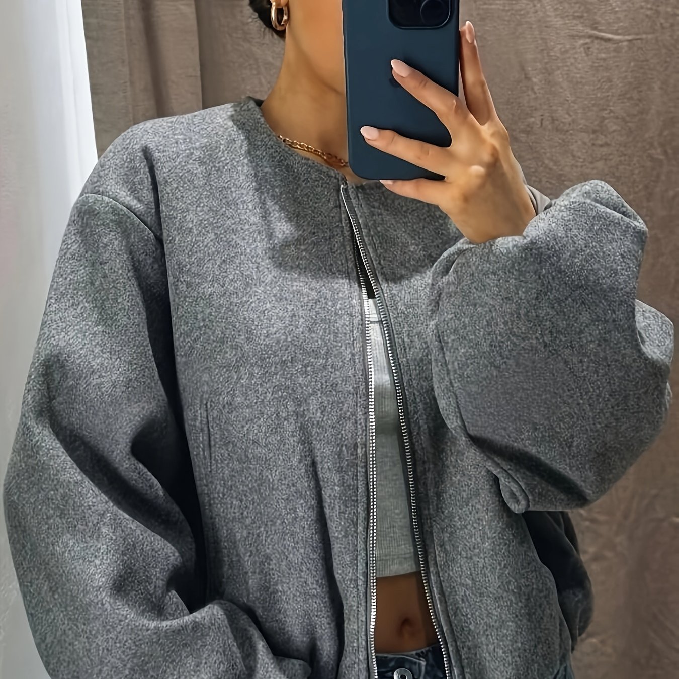 Image of Women's Jacket Fall Winter Coat Short Style Short Coat