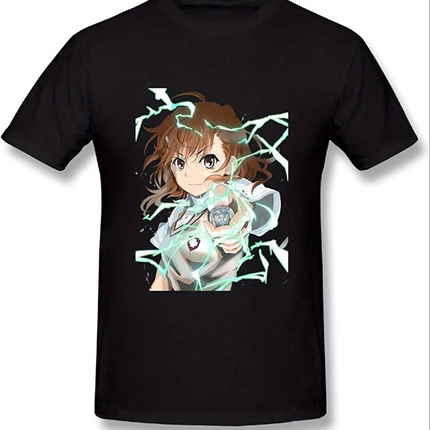 TEMU A Scientific Rail Specific T-shirt Black Comfortable Fn