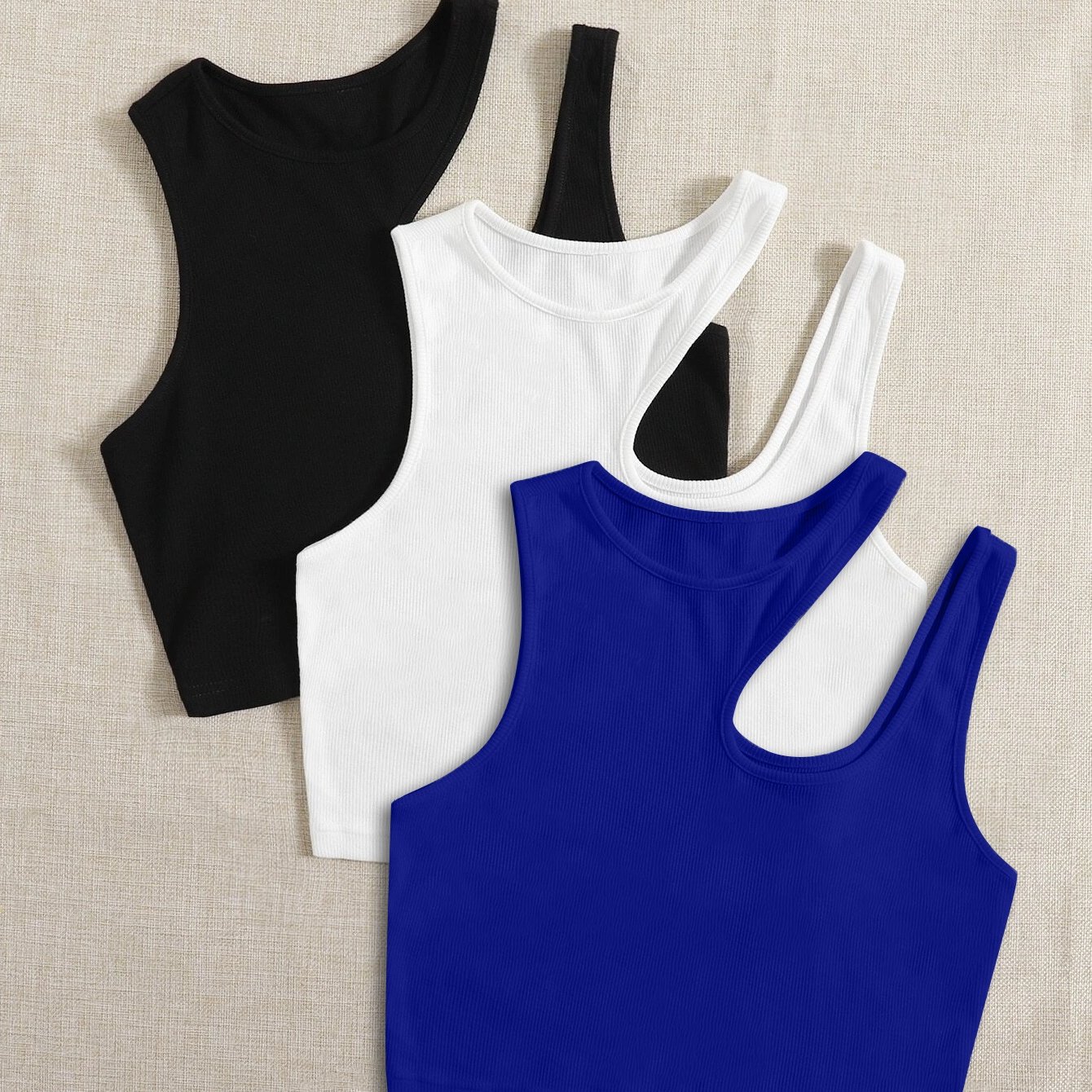 TEMU Ensemble 3 pièces de gilet polyvalent tendance pour femmes
