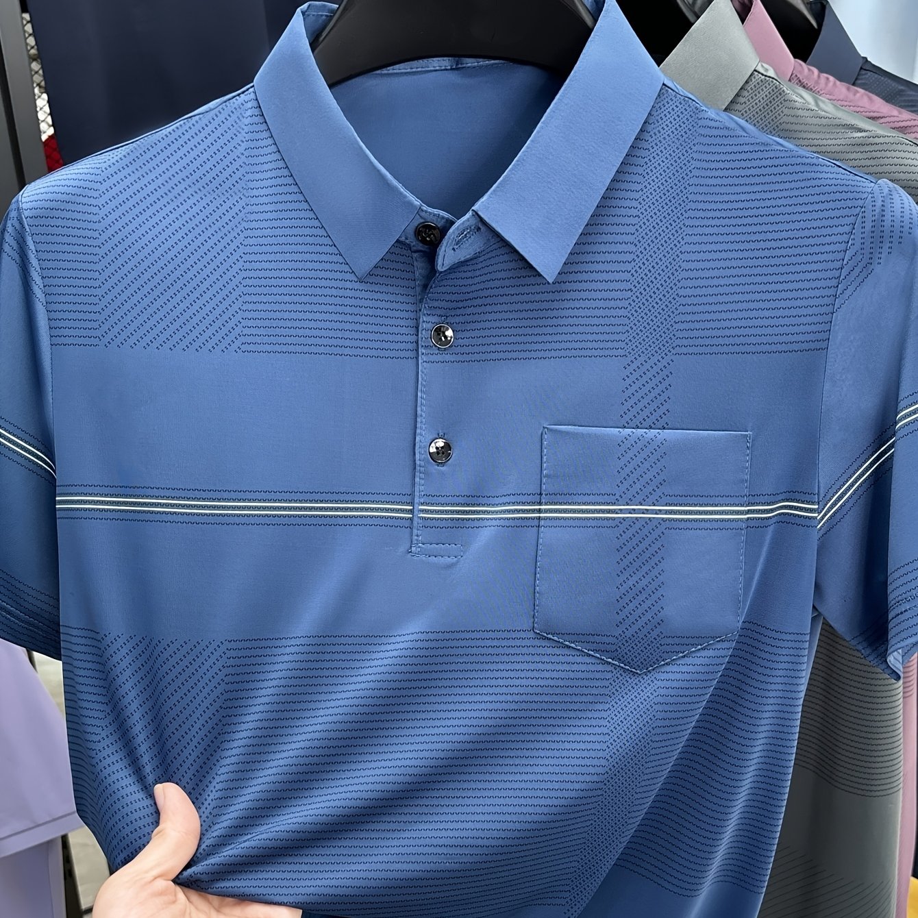TEMU Minimalist Urban Short Sleeve Shirt Breathable Daily