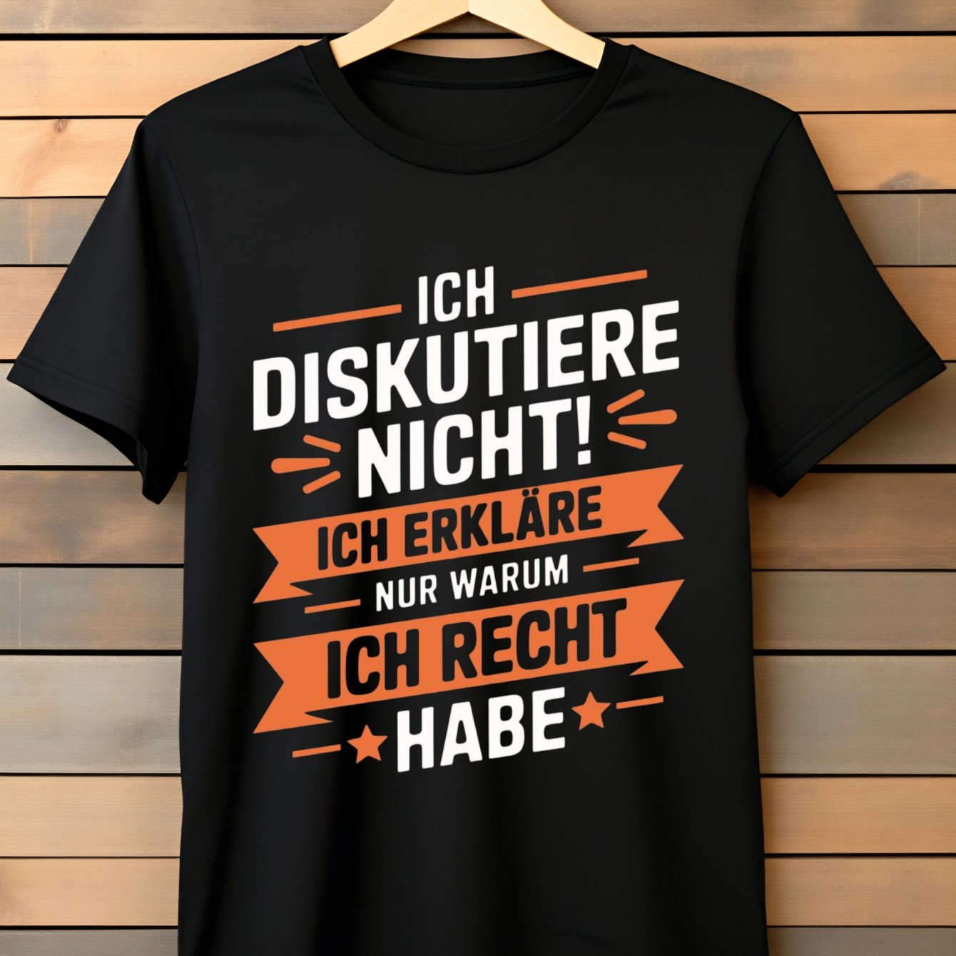 Image of Men's T-shirt Funny T-shirt With A German Saying 't Argue I Gift For And Humorous Statement Shirt, Plus Size