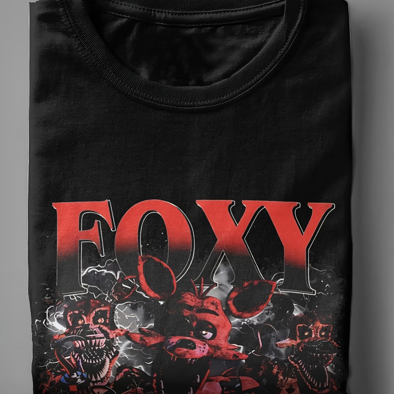 Image of Vintage F F-r Reddy Foxy Graphic Printed T Shirts For Men Women Pure Cotton Tee Shirt Clothing