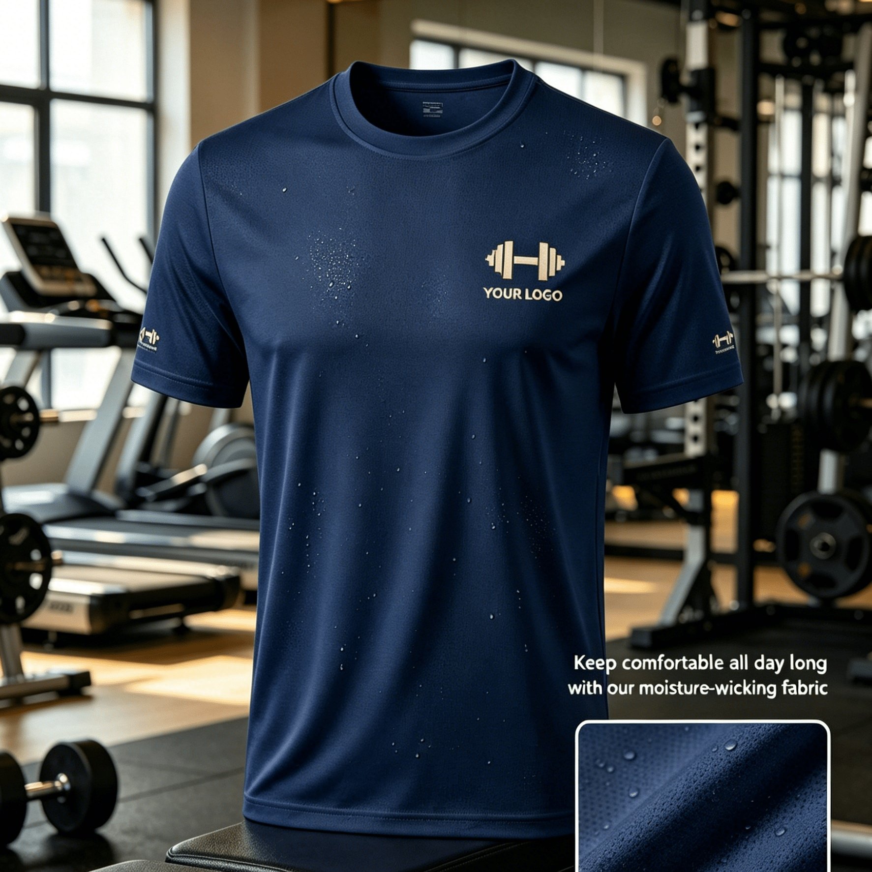 TEMU Men's Custom T-shirt, Customizable 3 Areas, Photo/text/logo Personalized Print, Quick-dry T-shirt, Summer Sports Tank Top, Order Association