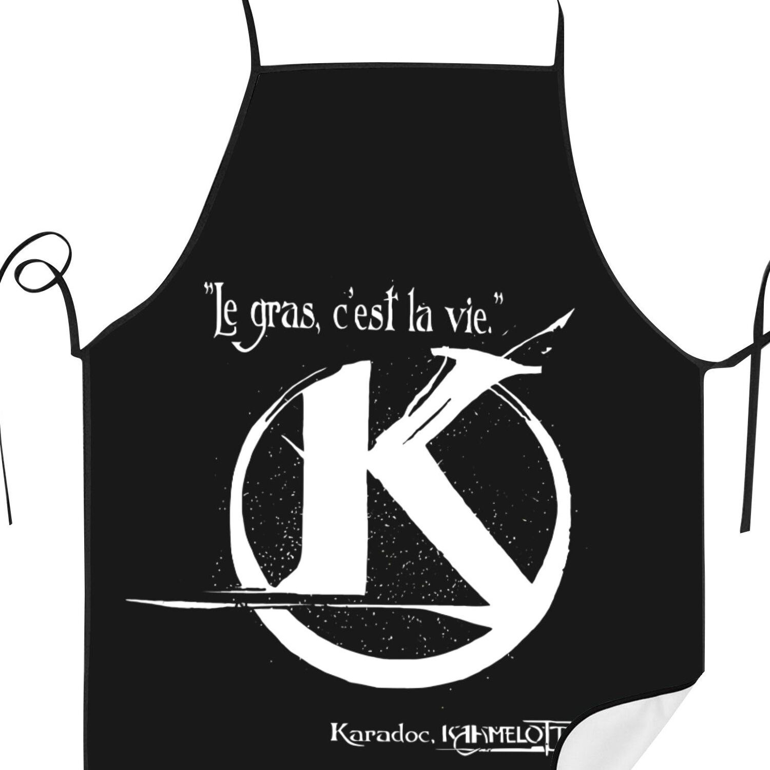 TEMU Tablier de cuisine manches That', motif imprimé 2D, design créatif, vêtement de cuisine fantaisiste et confortable pour et