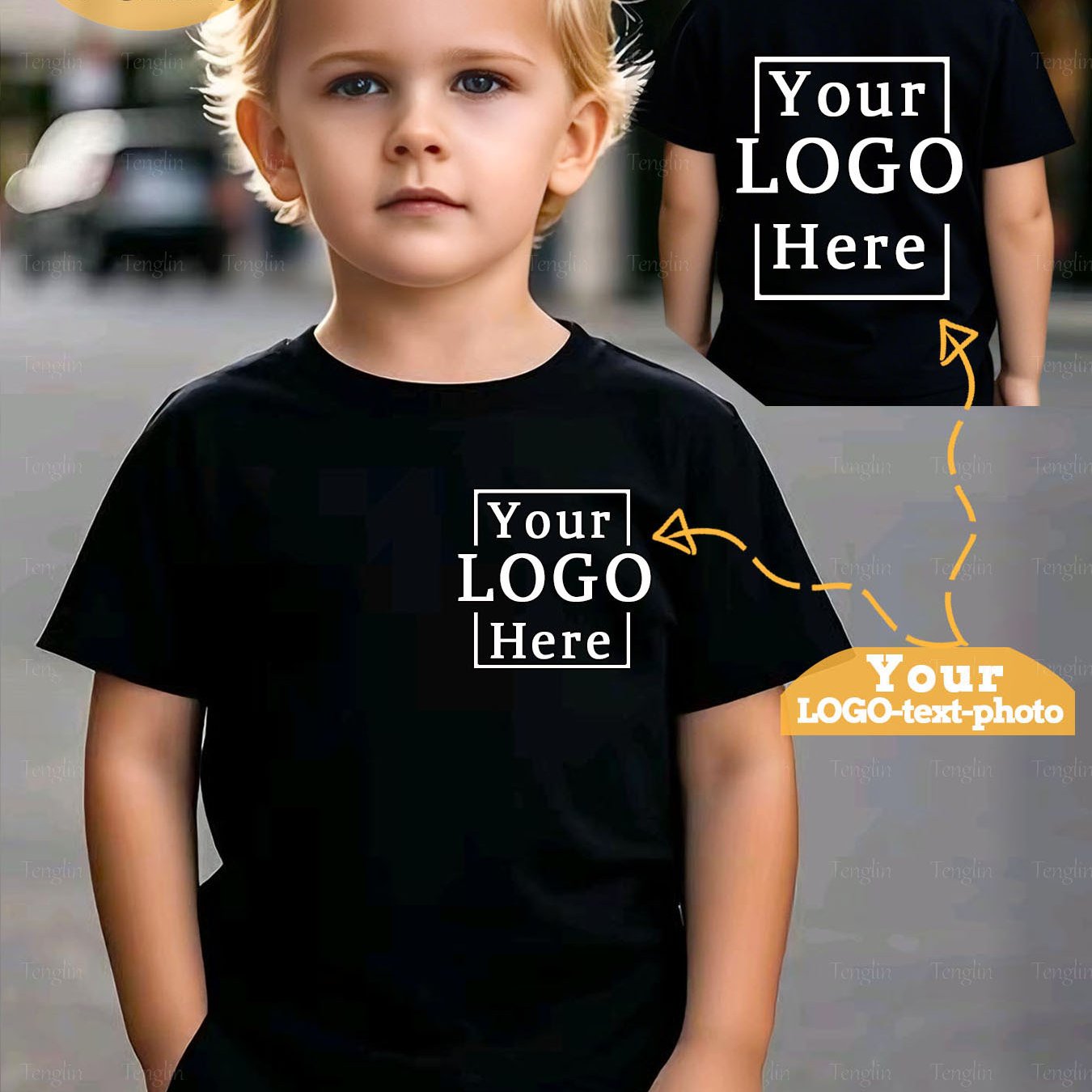 E-shop [Benutzerdefiniertes Produkt] Personalisierte doppelseitige Fotoanpassung, kann Ihre Lieblingsfotos und Logos drucken, kreatives Design für Ihre