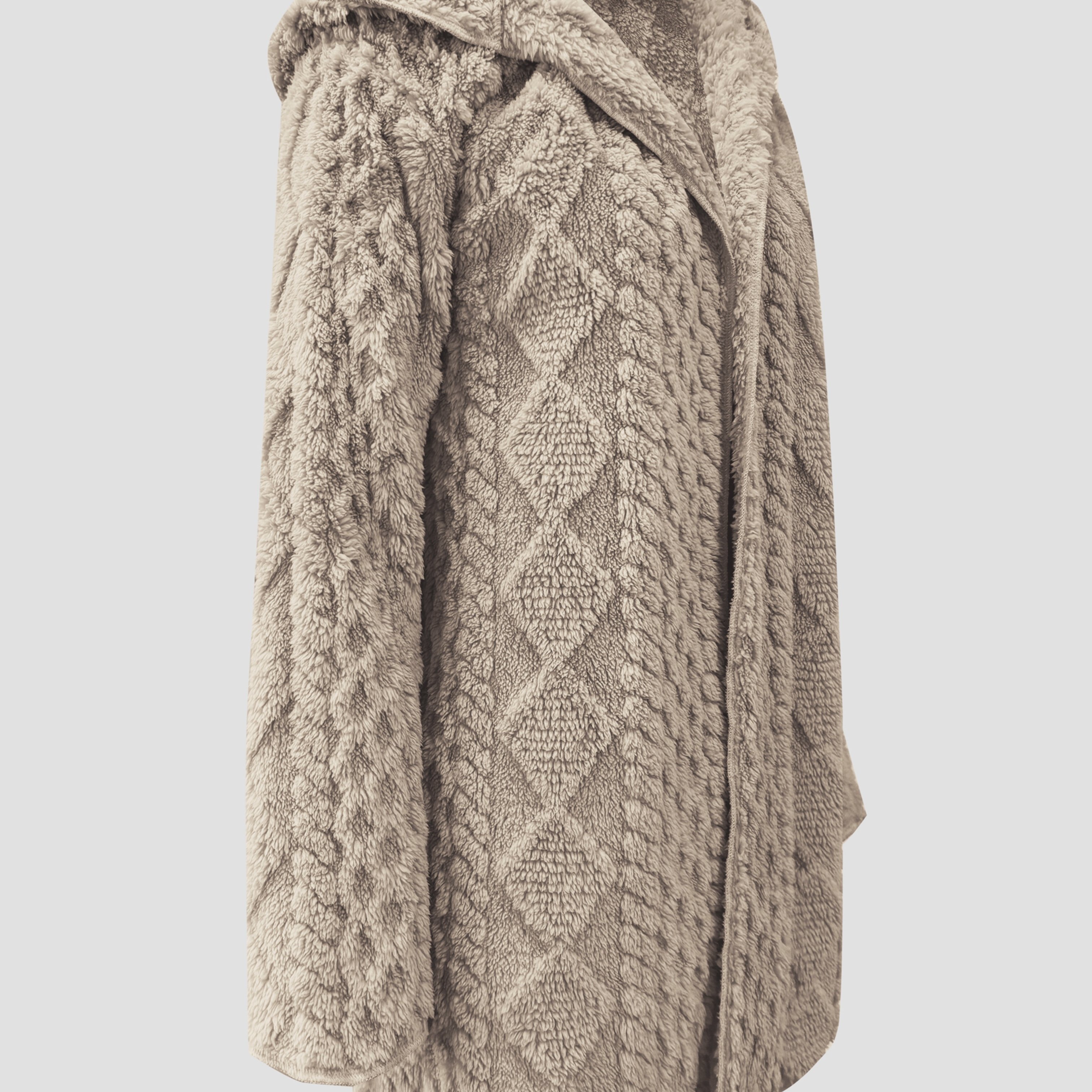 TEMU Abrigo de Peluche de Moda para Otoño e Invierno, Abrigo Largo y de Color Sólido, Abrigo para Mujer, Abrigo Versátil y Moderno para Mujer