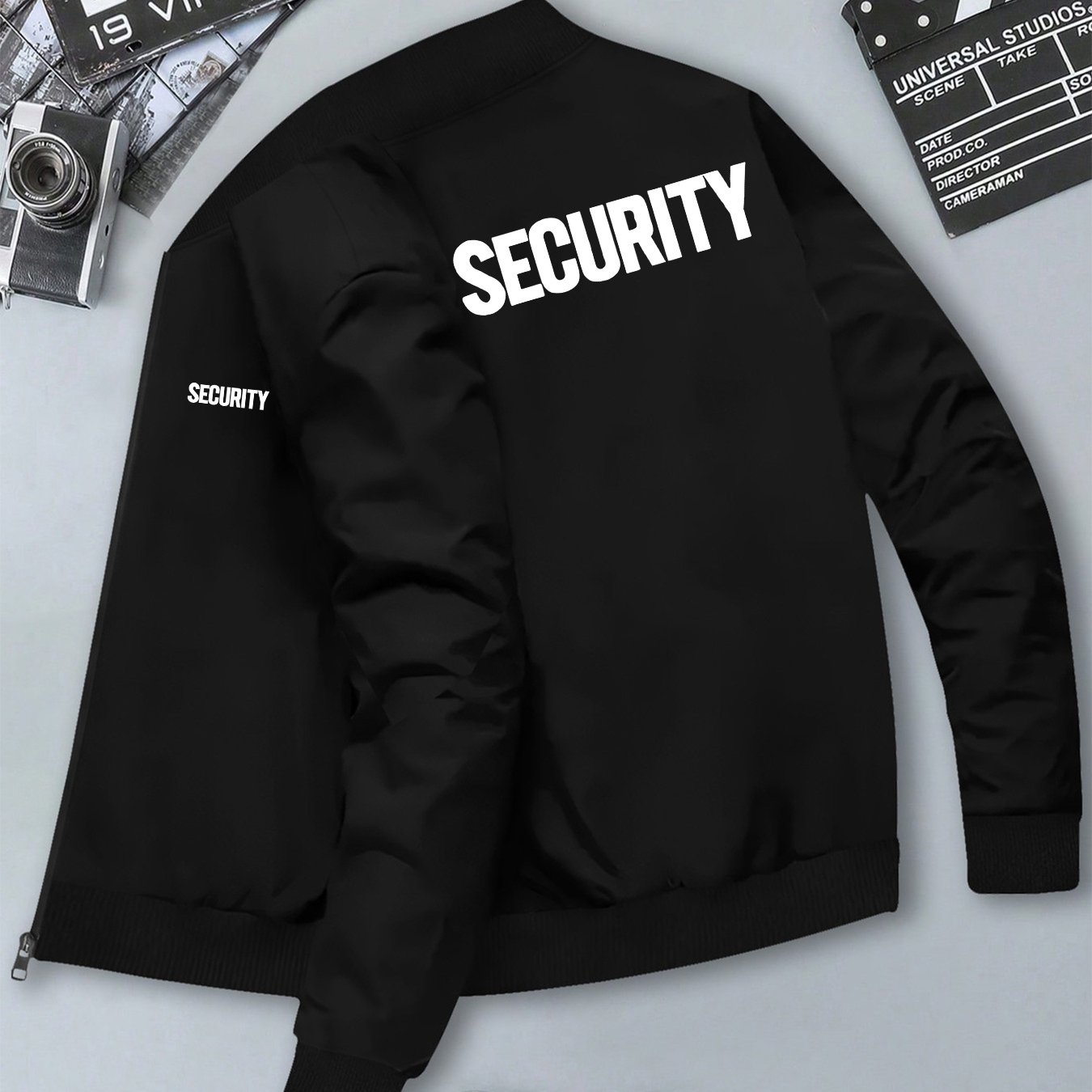 TEMU Men' Stylish Jackets, Business Jackets - Men's Pilot Jackets, Lightweight, Durable, Polyester With Functional Pockets, Outdoor Tops Featuring