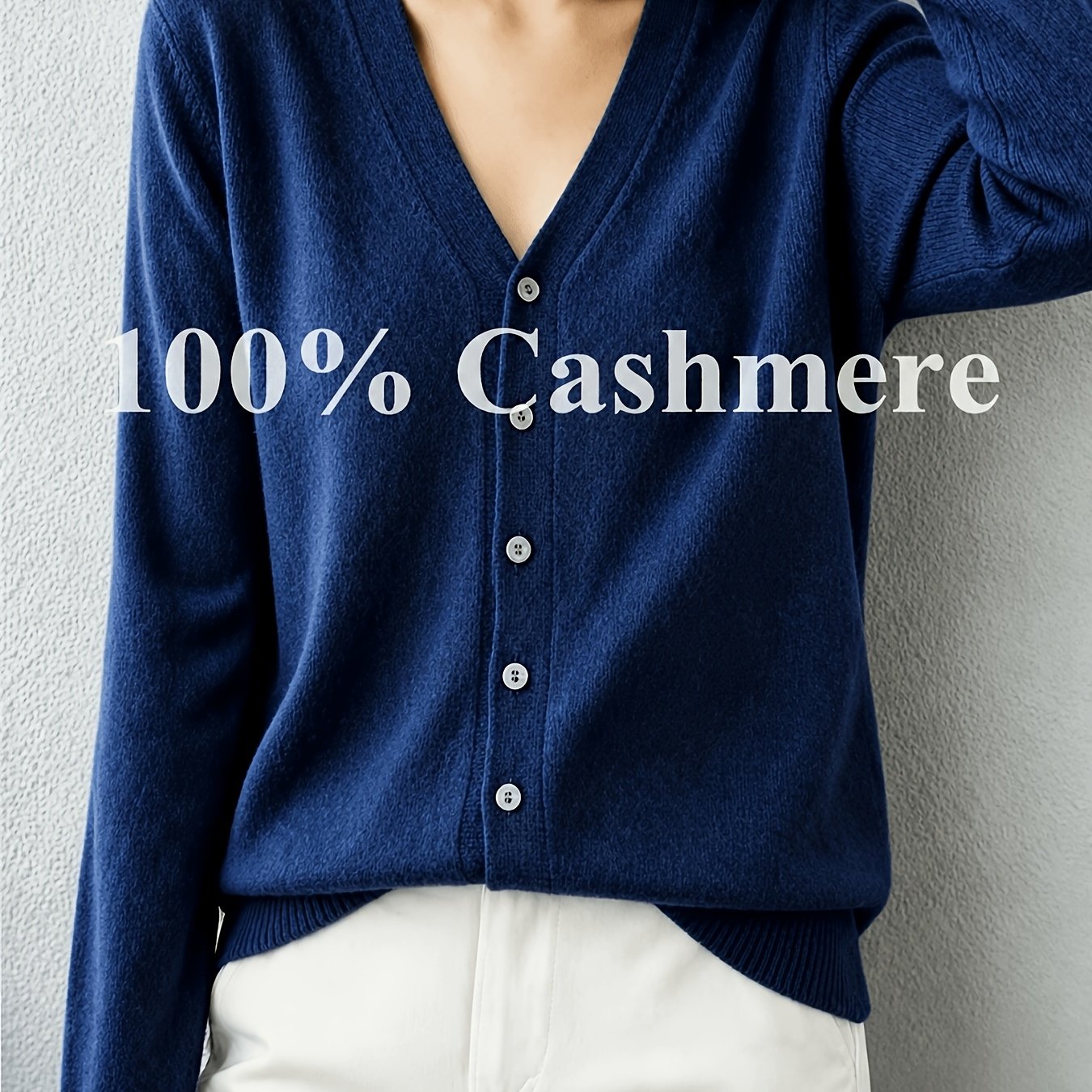TEMU Plus Size - Women's Cardigan Casual Long Sleeve Slim Fit Jacket Soft Cashmere Lightweight Cozy Stretchy Loose Comfortable Knitwear For Everyday
