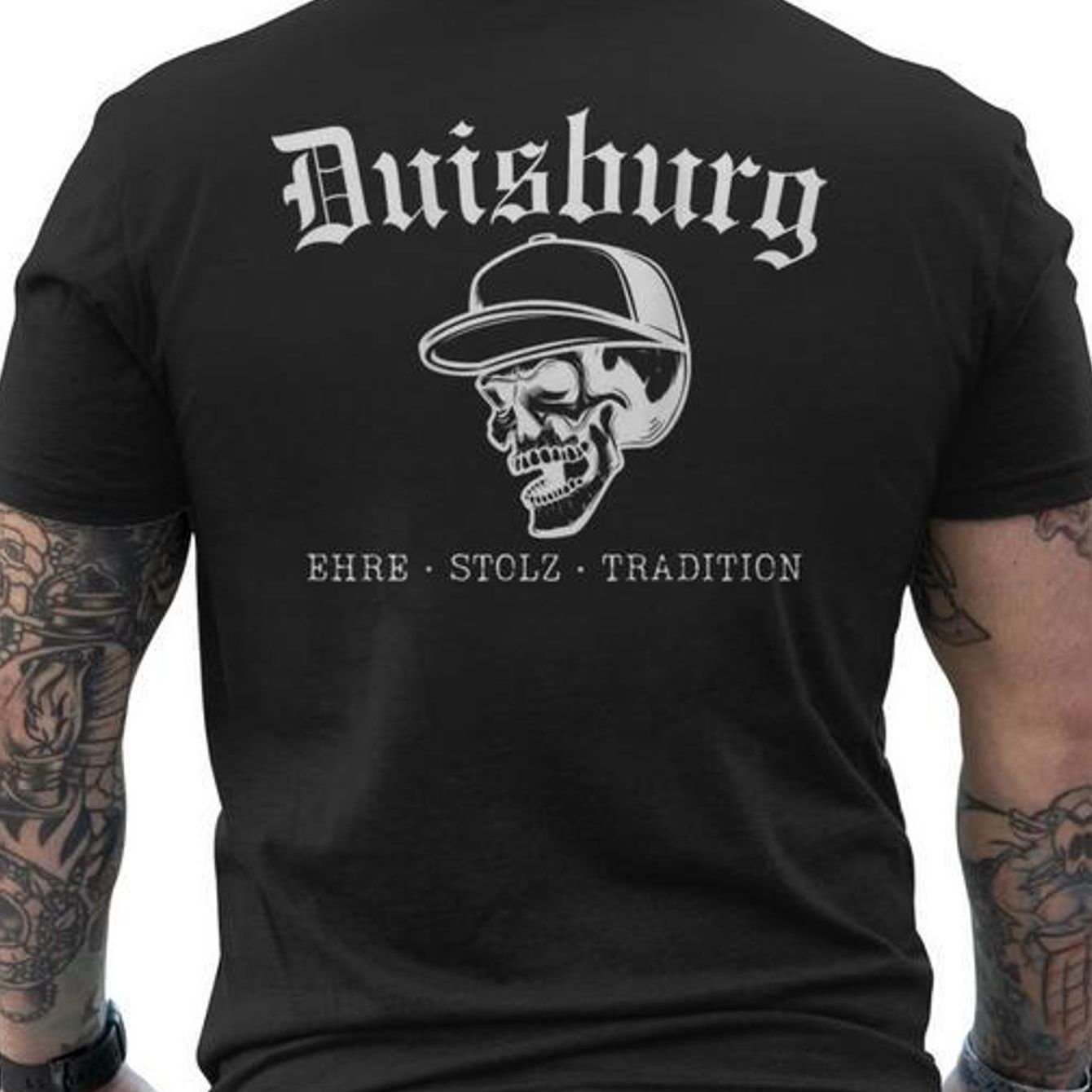 Plus Size Duisburg & Pride Football Ultras Men's T-shirt With - Made From Material- Ideal For Gifting Or Personal Use, Plus Size