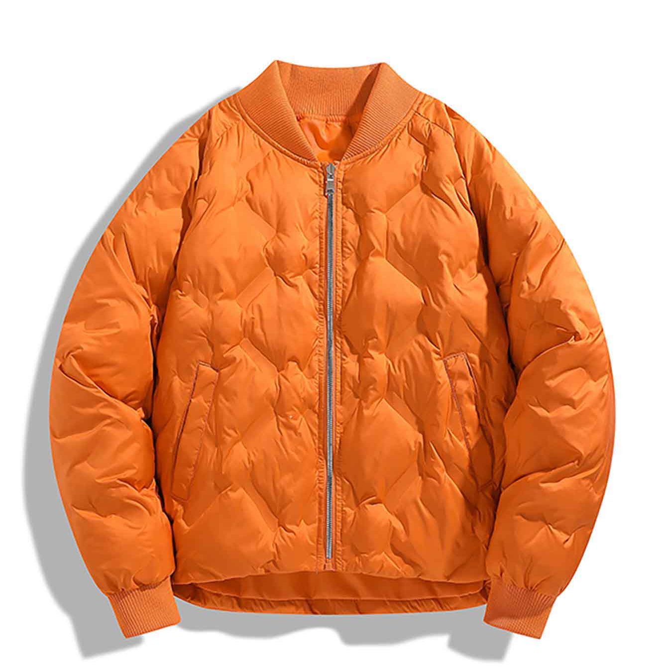 TEMU Fashionable Warm High-quality Men's Padded Thickened Jacket, Simple Casual Men's Winter Outerwear, High-quality Comfortable Padded Coat For Men