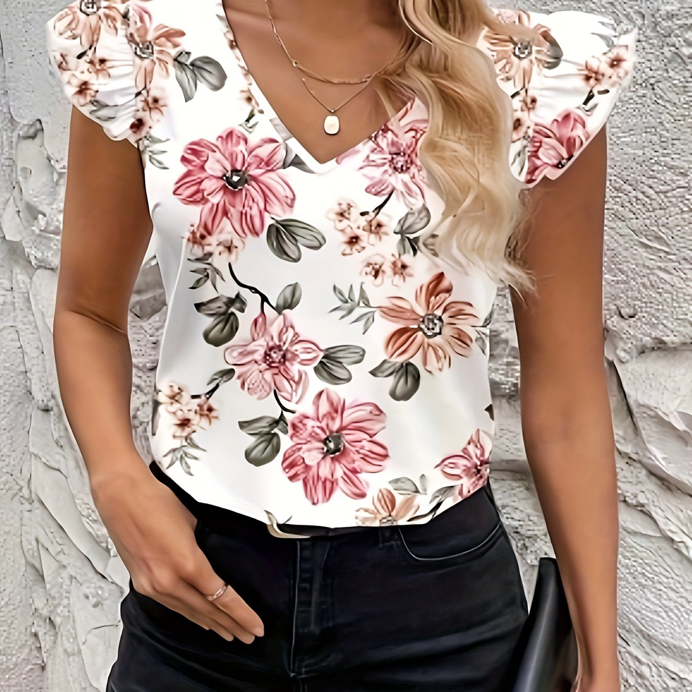 Directional Stylish Elegant Floral Shirt