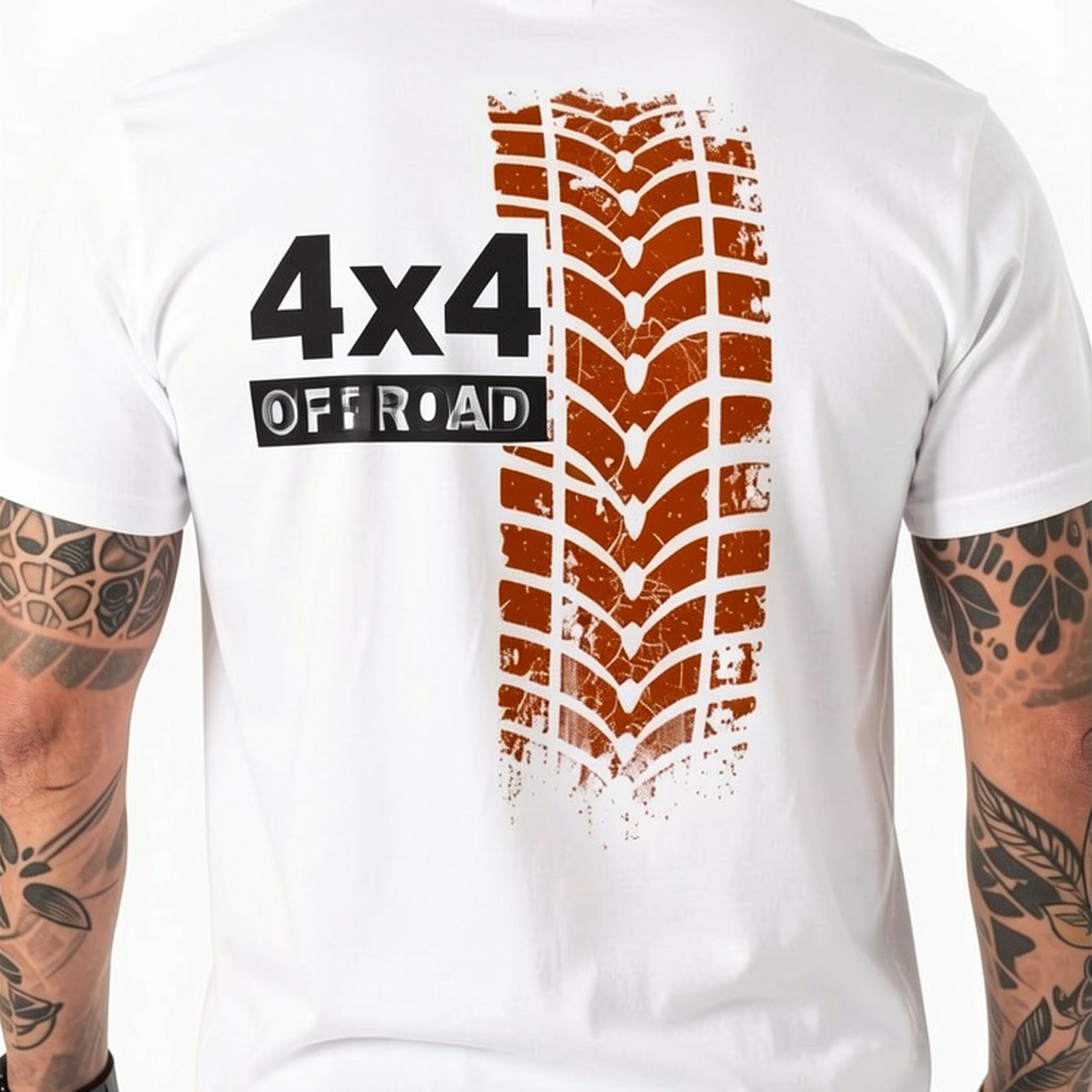 Image of Men's T-shirt 4x4 Off Road Tire For And Summer Wear Perfect Gift For Car Enthusiasts And