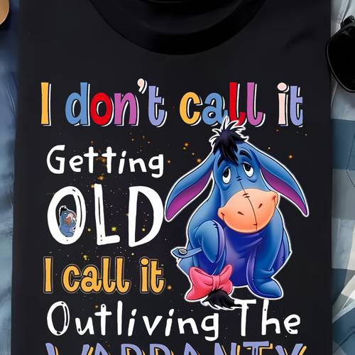plus size womens plus size stitchs funny i dont call it getting old the graphic t shirt black with colorful text soft breathable casual tee for birthday valentines gift everyday text design moisture wicking fabric