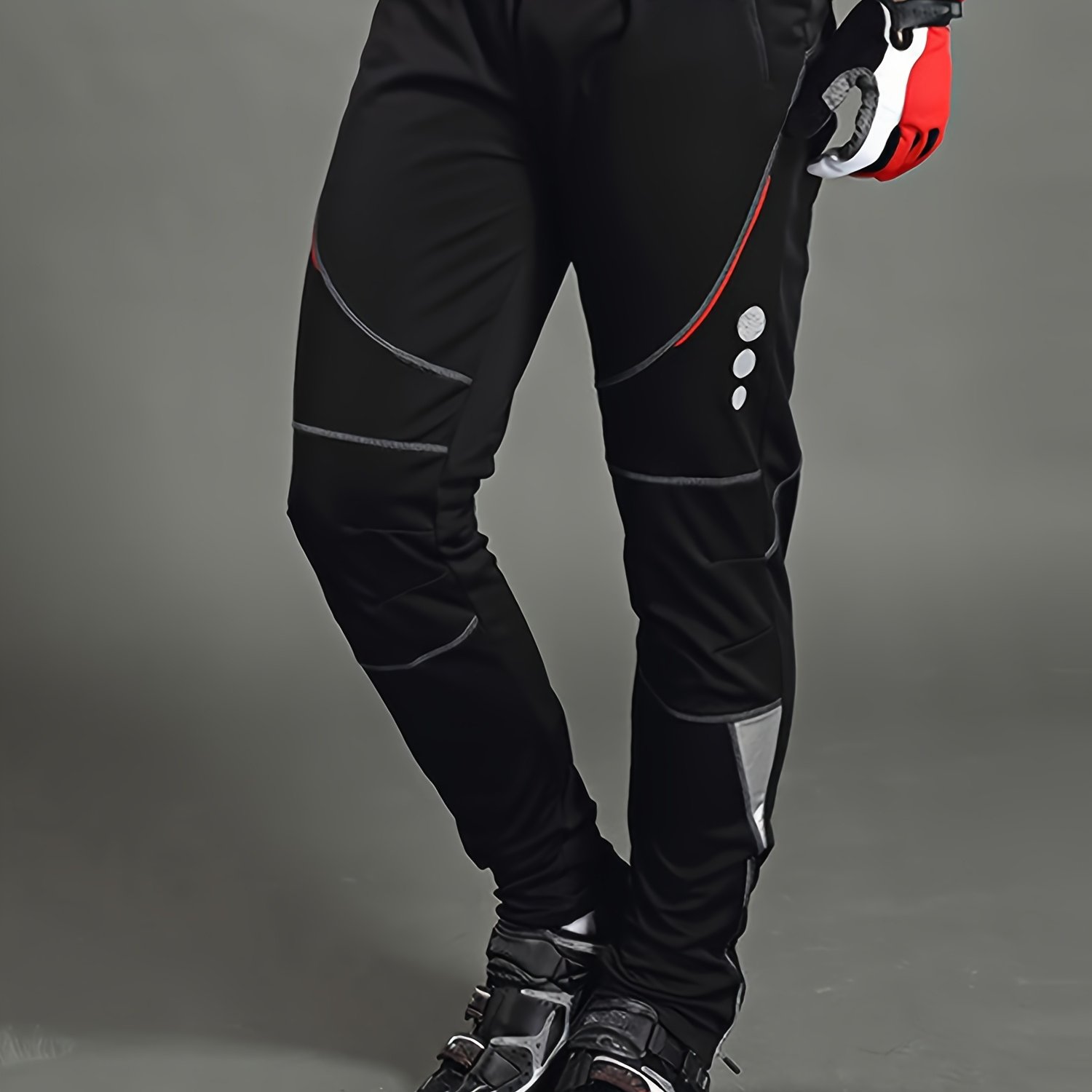 Men's Cycling Long Pants, Warm And Breathable Cycling Tights For Winter Skiing, Hiking, Outdoor Workwear, And Casual Sports Trousers