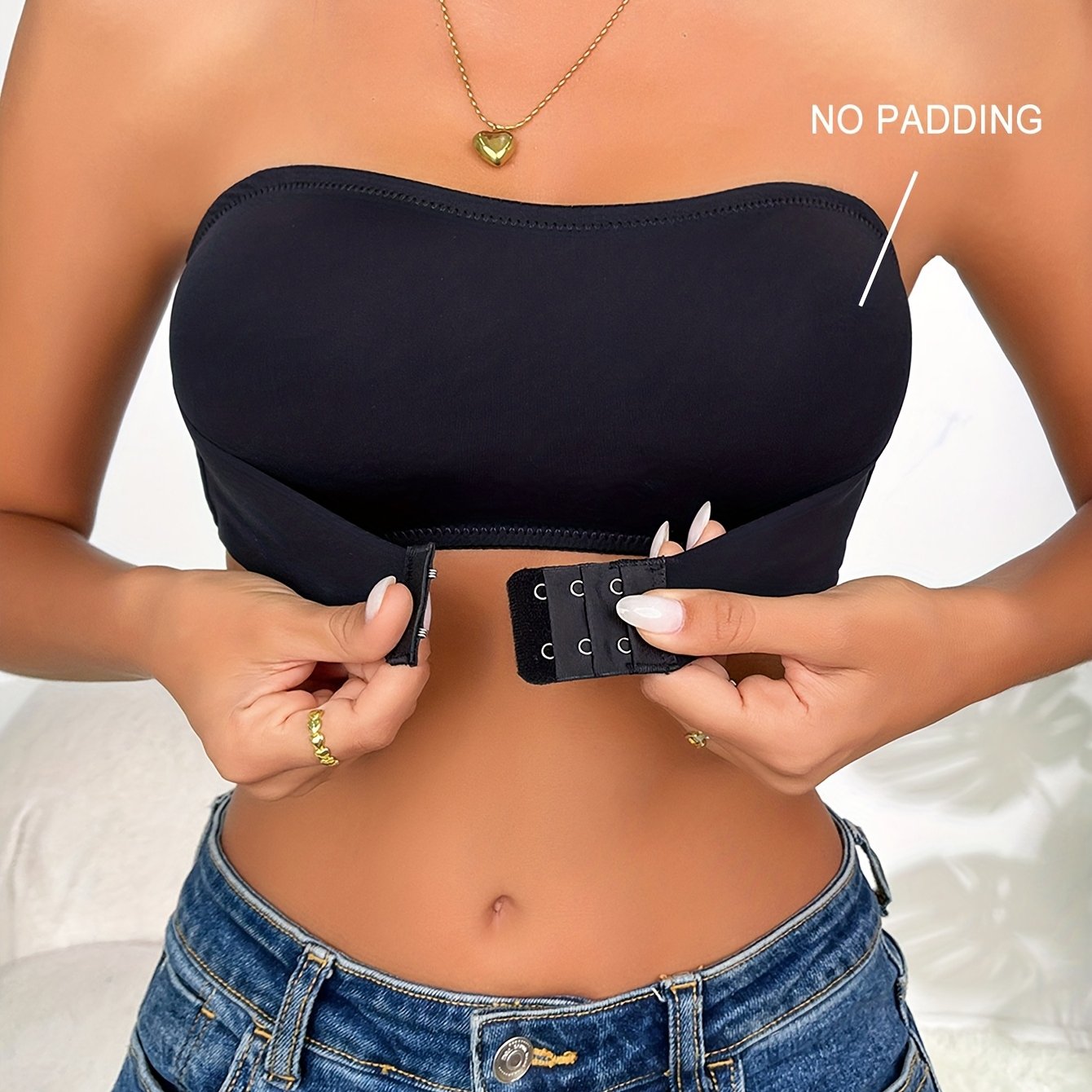 Image of Easy Thin Women's Bra Tube Top Style Wireless Bra Women's Lingerie