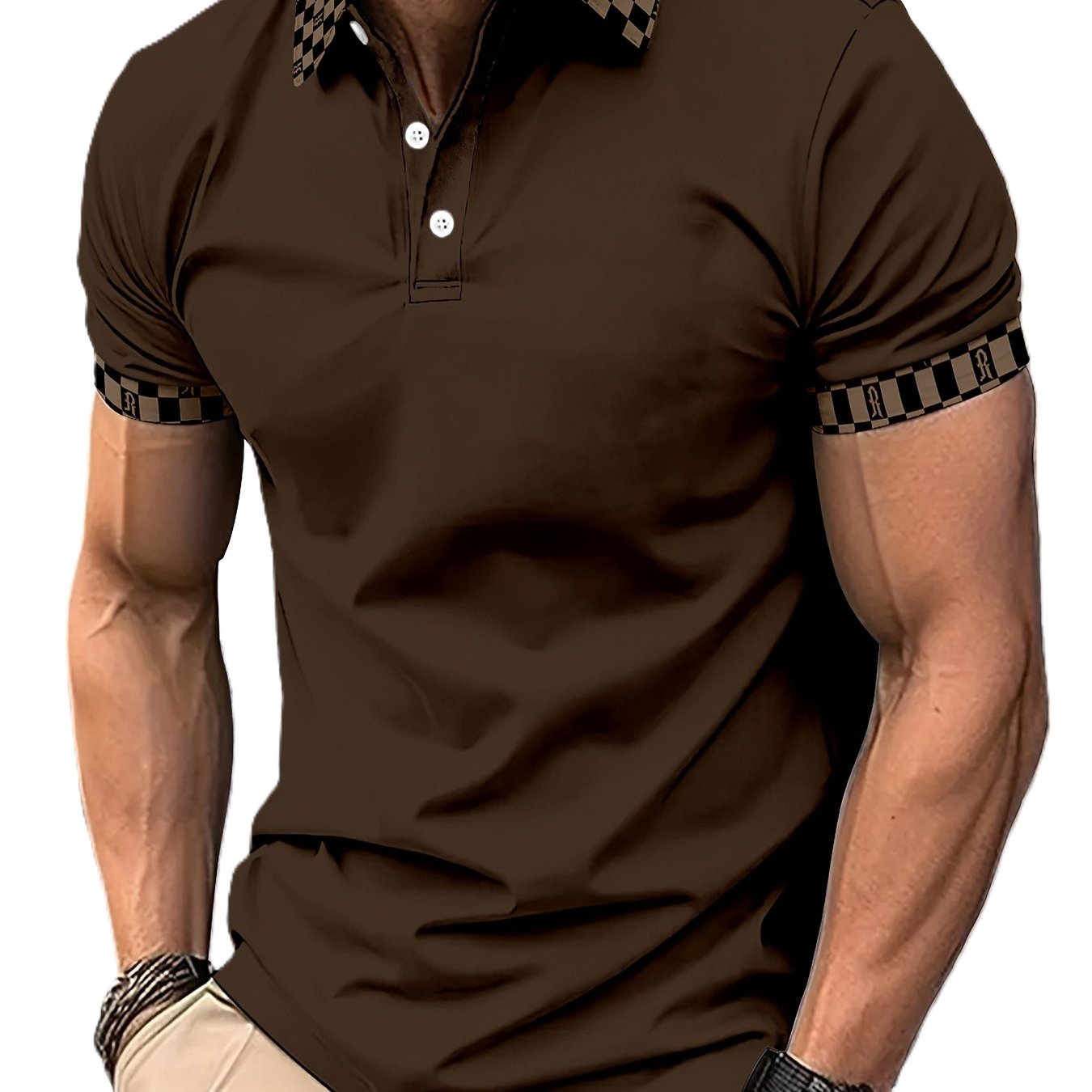 TEMU Printed Design â Not Textured Men's Printed Casual Fashion Short-sleeve Shirt