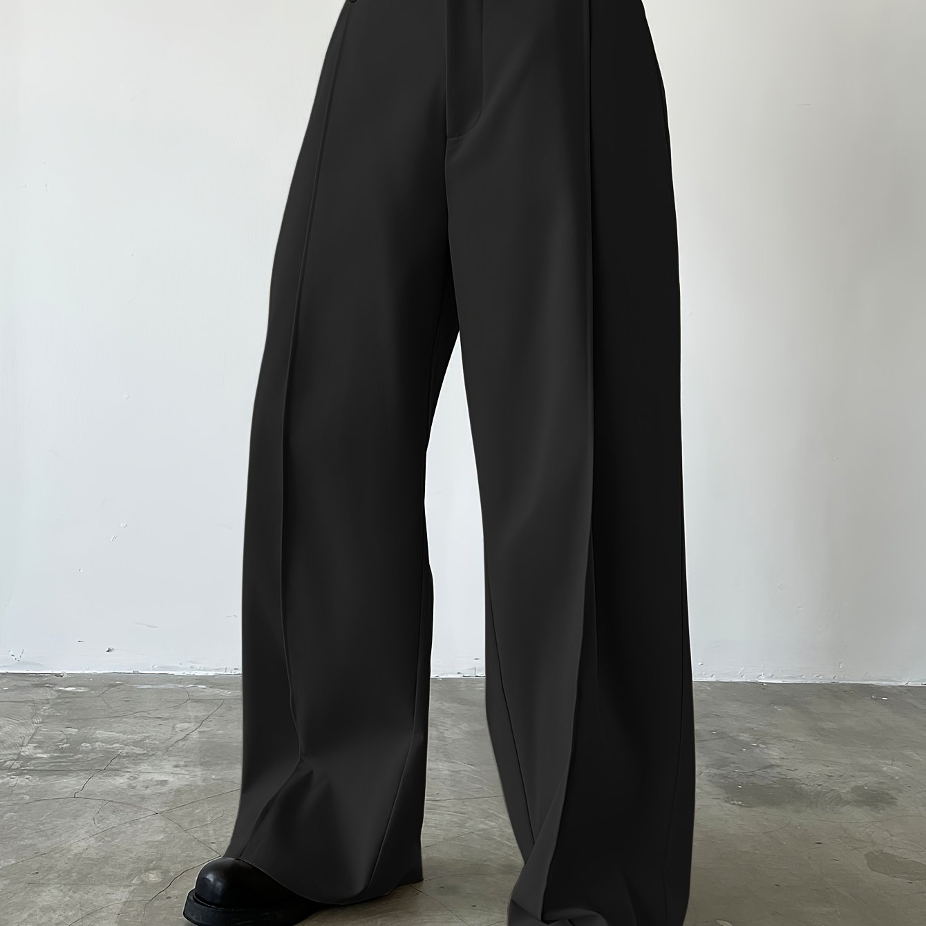 E-shop Herren Zughals Design Modische Neue Locker Gerade Lässige Lange Hosen