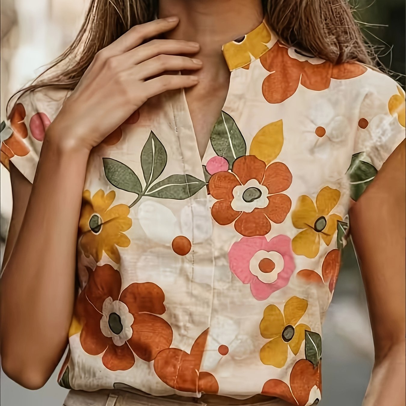 TEMU Bk260608009 New Women's Shirt, Suitable For Work, Weddings, Parties, Concerts, , , And , For Halloween And Christmas, Vintage Style