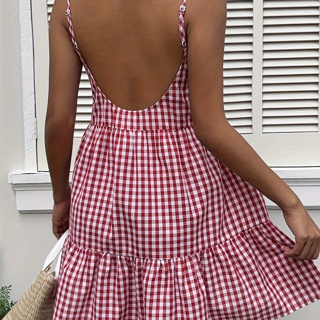 Women's Summer New Vest Dress, Sleeveless Backless Bodysuit