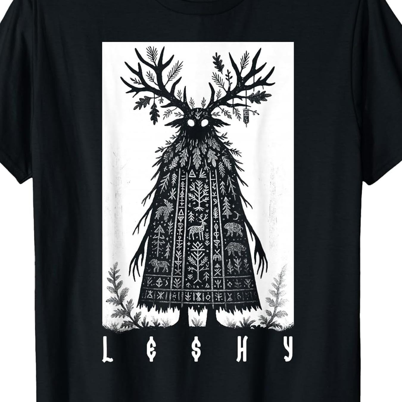 Forest Spirit Folklore Pagan Nature T Shirt