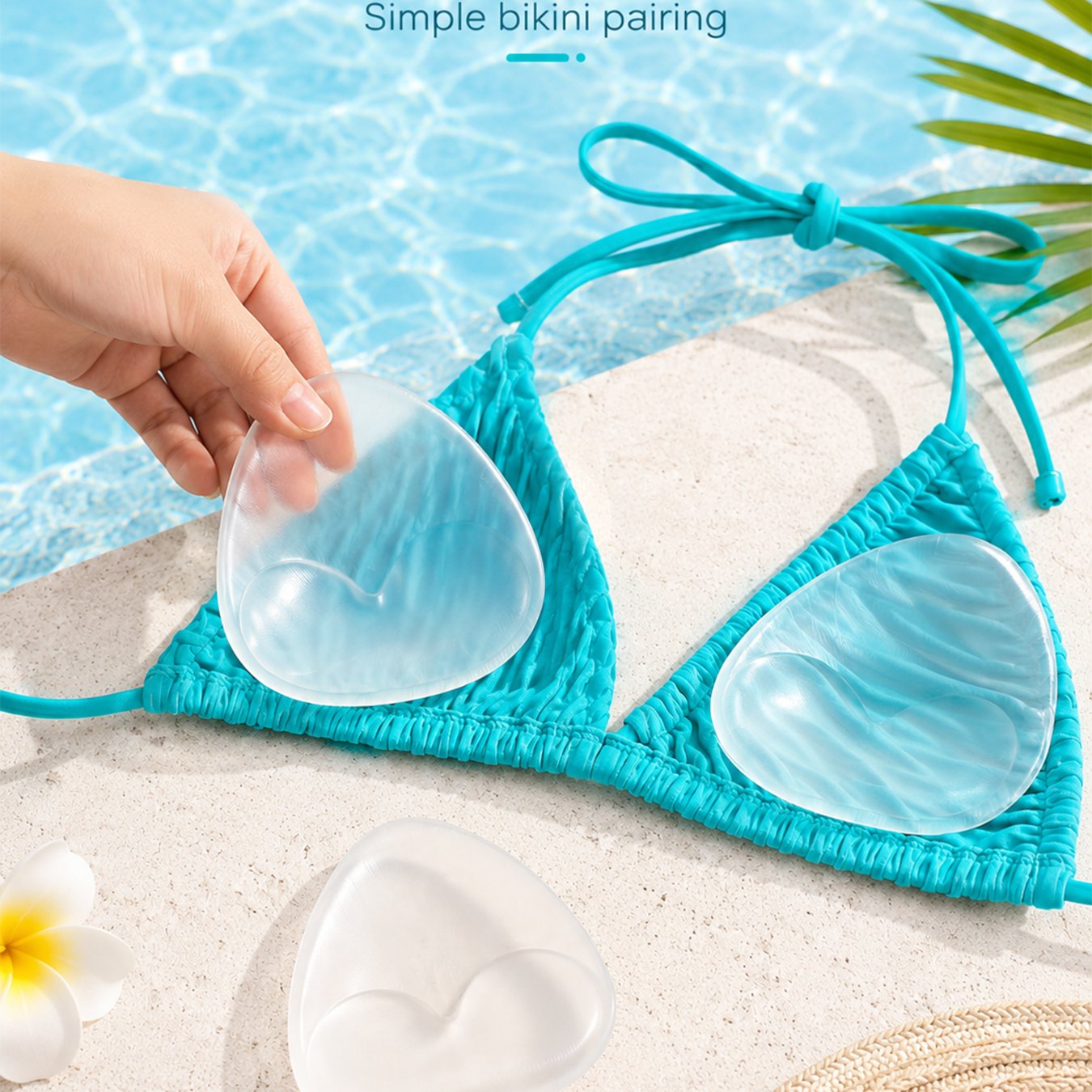 1 Pair Invisible Push-up Bra Inserts Clear Jelly Breast Enhancer Pads For Women Summer Party Deep V Tops Blouses