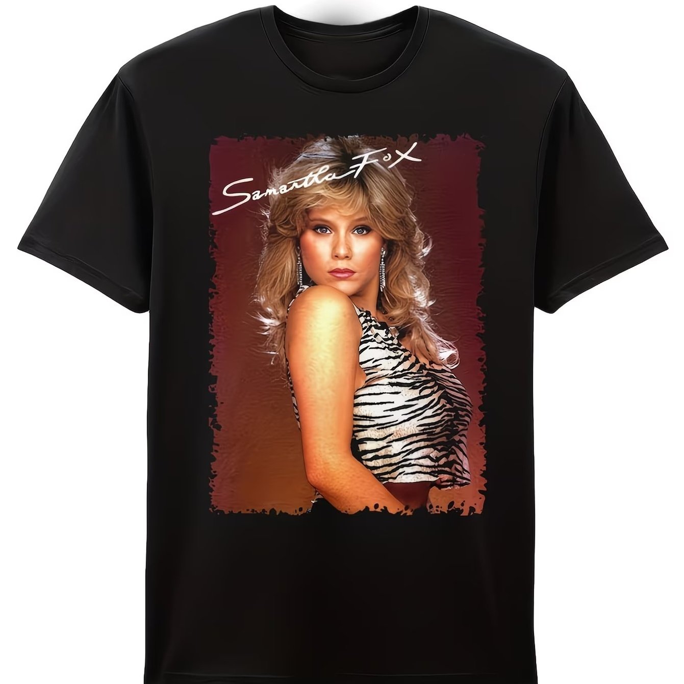TEMU Men's Fashion Trendy Samantha Theme Pattern Print T-shirt