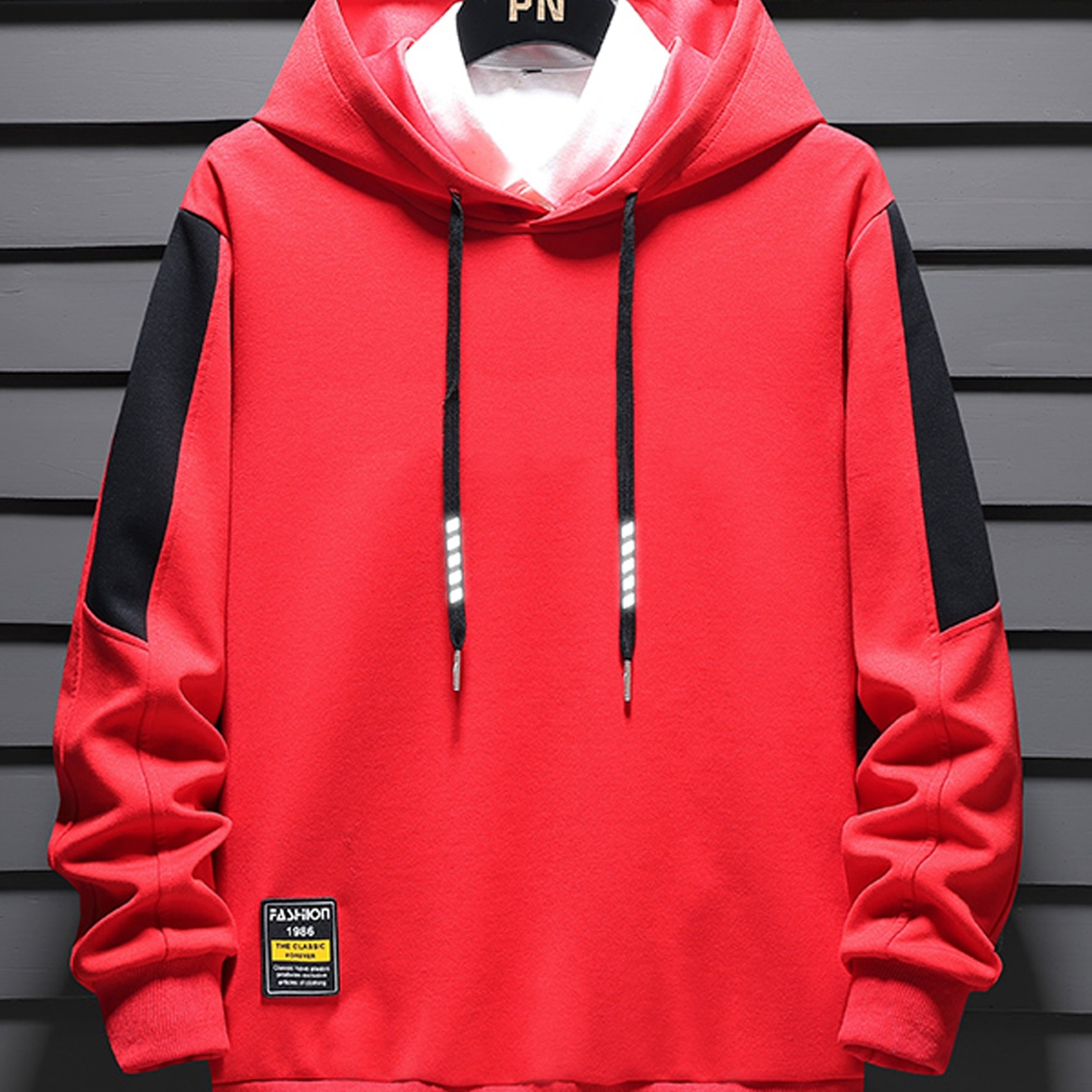 Men's Relaxed Fit Hoodie, Casual Apparel, Large , Plus Size