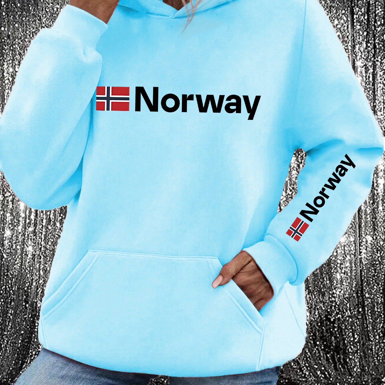 E-shop Art Letter Print Hoodie - Y2K Eleganter Stil, und bequem, Kapuzenjacke ohne Reißverschluss, geeignet für alle Jahreszeiten, lässige Activewear,