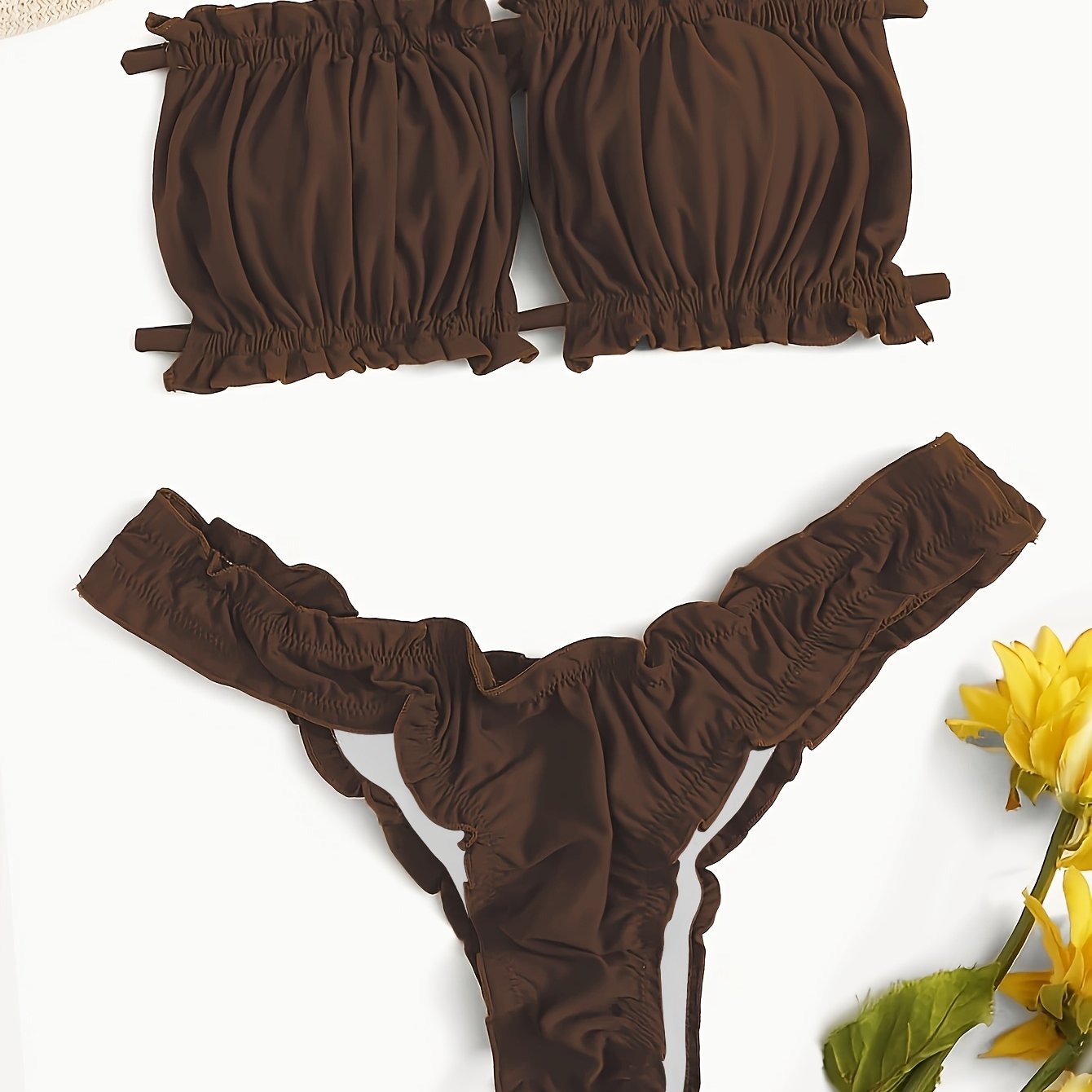 TEMU Costume da bagno pezzi da donna con lacci, moda europea e americana, novit� da , bikini da spiaggia