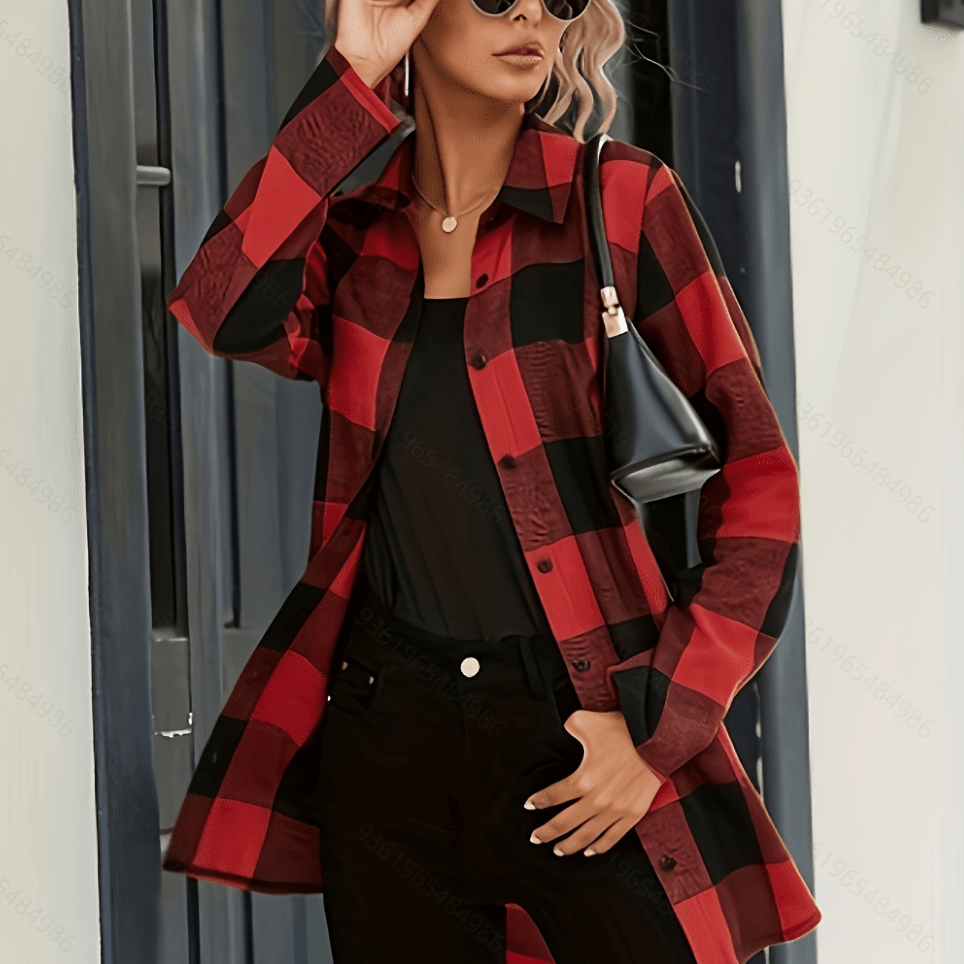 TEMU Elegant Long Sleeve Shirt, Fashionable And Elegant