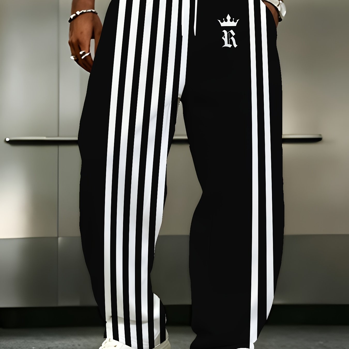 TEMU Spring And Autumn Men's Straight Long Pants, Fashionable And Versatile For Daily Wear, Men's Trousers
