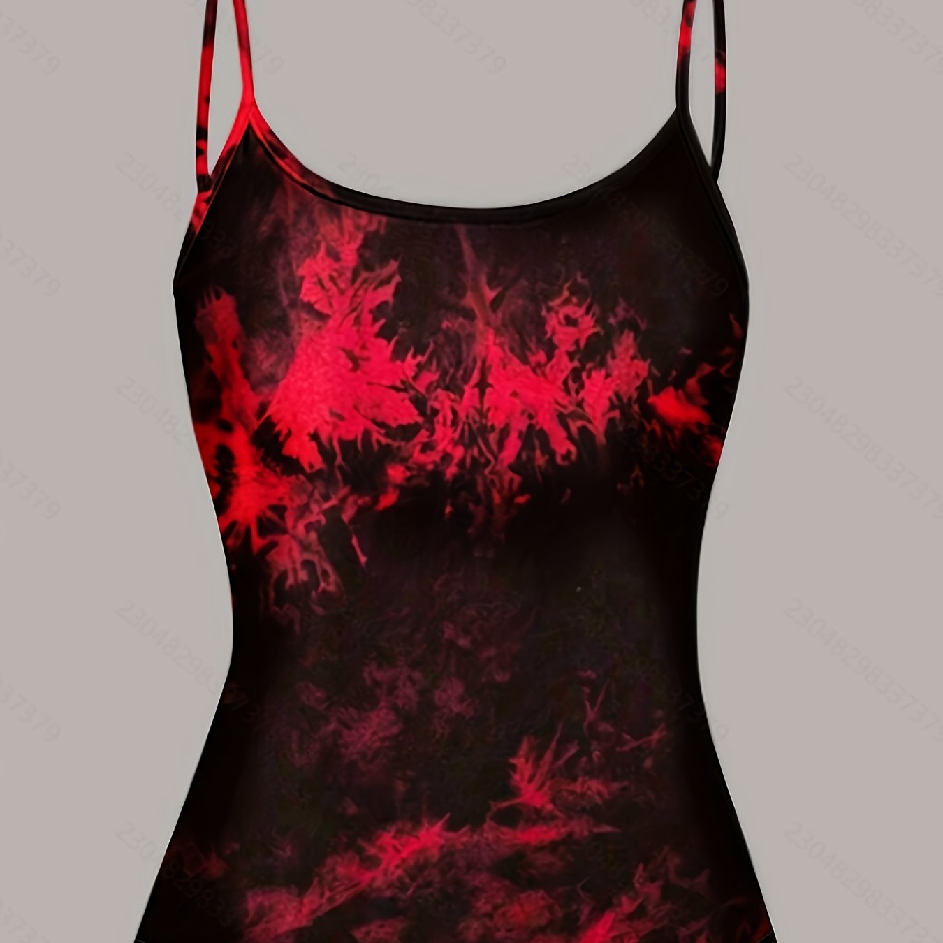 Women's Red Thread Gradient Cami Top, Mysterious And Cool, Showcasing Unique Trendy Charm. High Turnaround Rate For , Suitable For Female